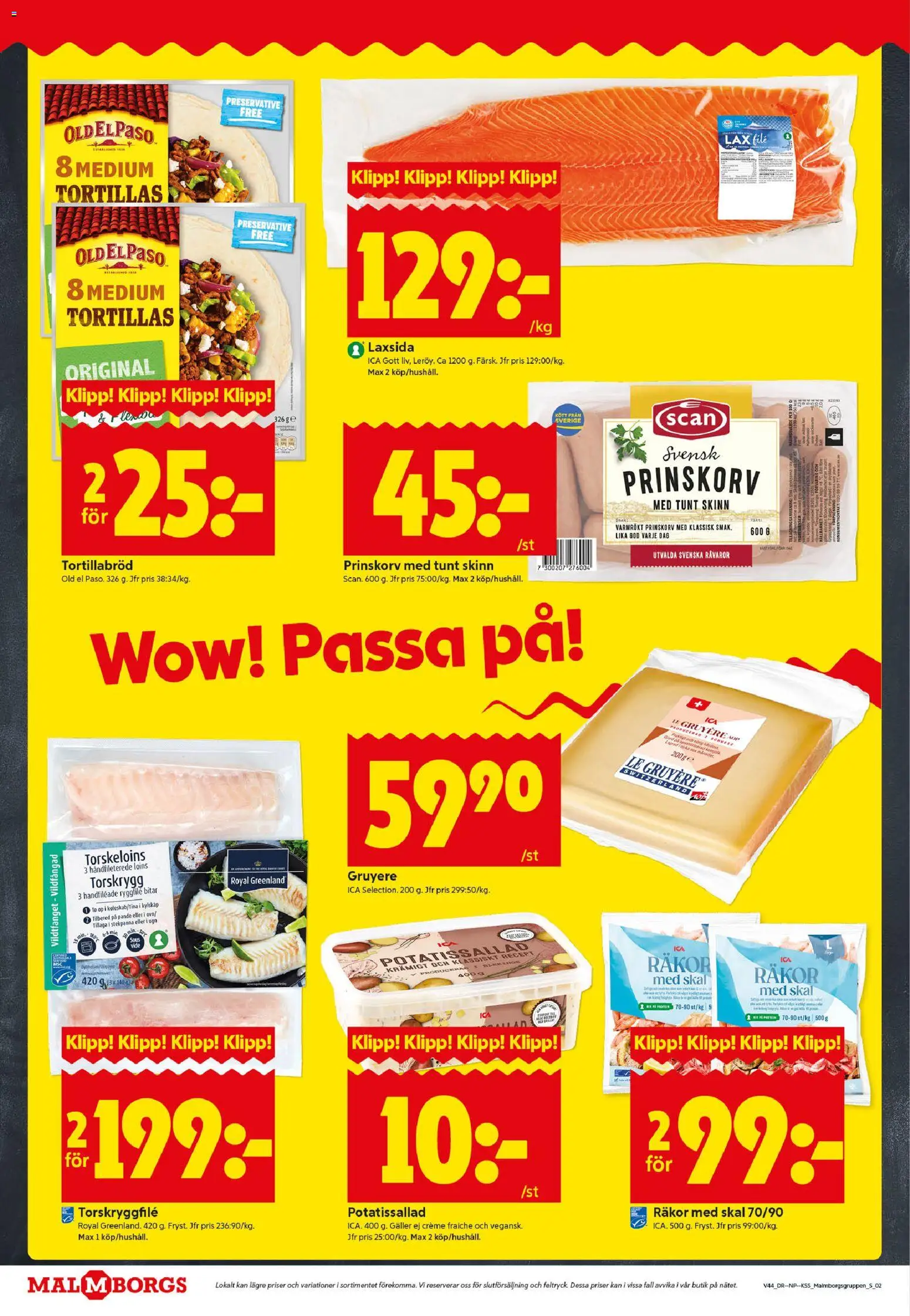 ICA Kvantum reklamblad aktuell från 27.10.2025 | Sida: 2 | Produkter: Potatissallad, Galler, Creme fraiche, Kylskåp