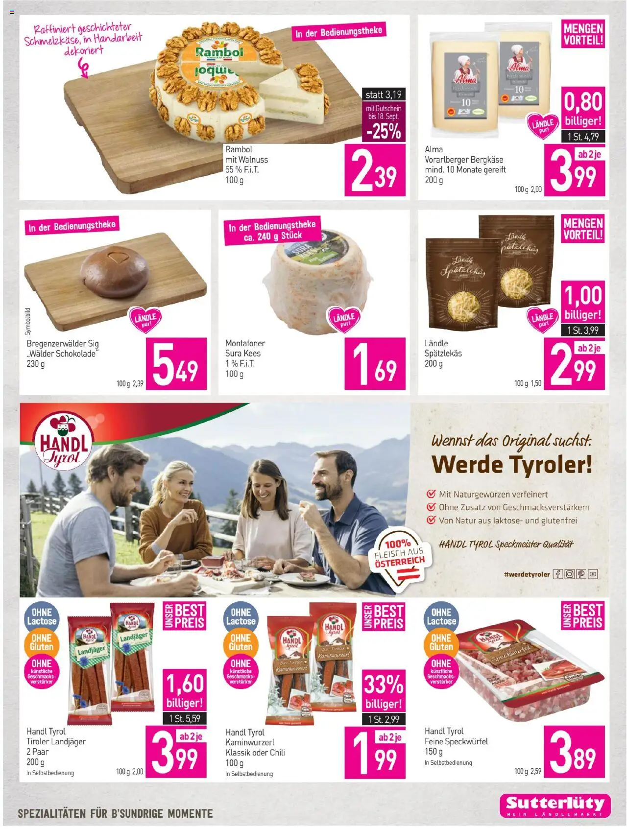 Sutterlüty Flugblatt gültig ab 11.09.2025 | Seite: 5 | Produkte: Chili, Schokolade