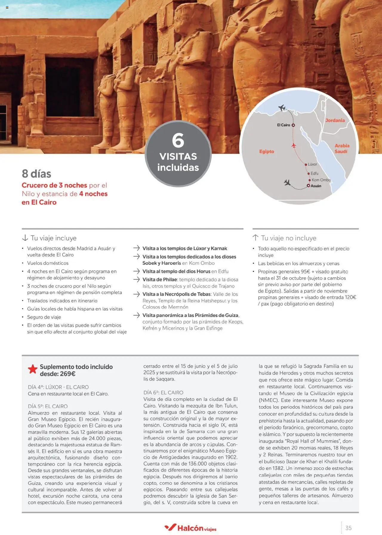 Halcón Viajes Egipto │ válido desde el 01.07.2025 | Página: 35 | Productos: Funda