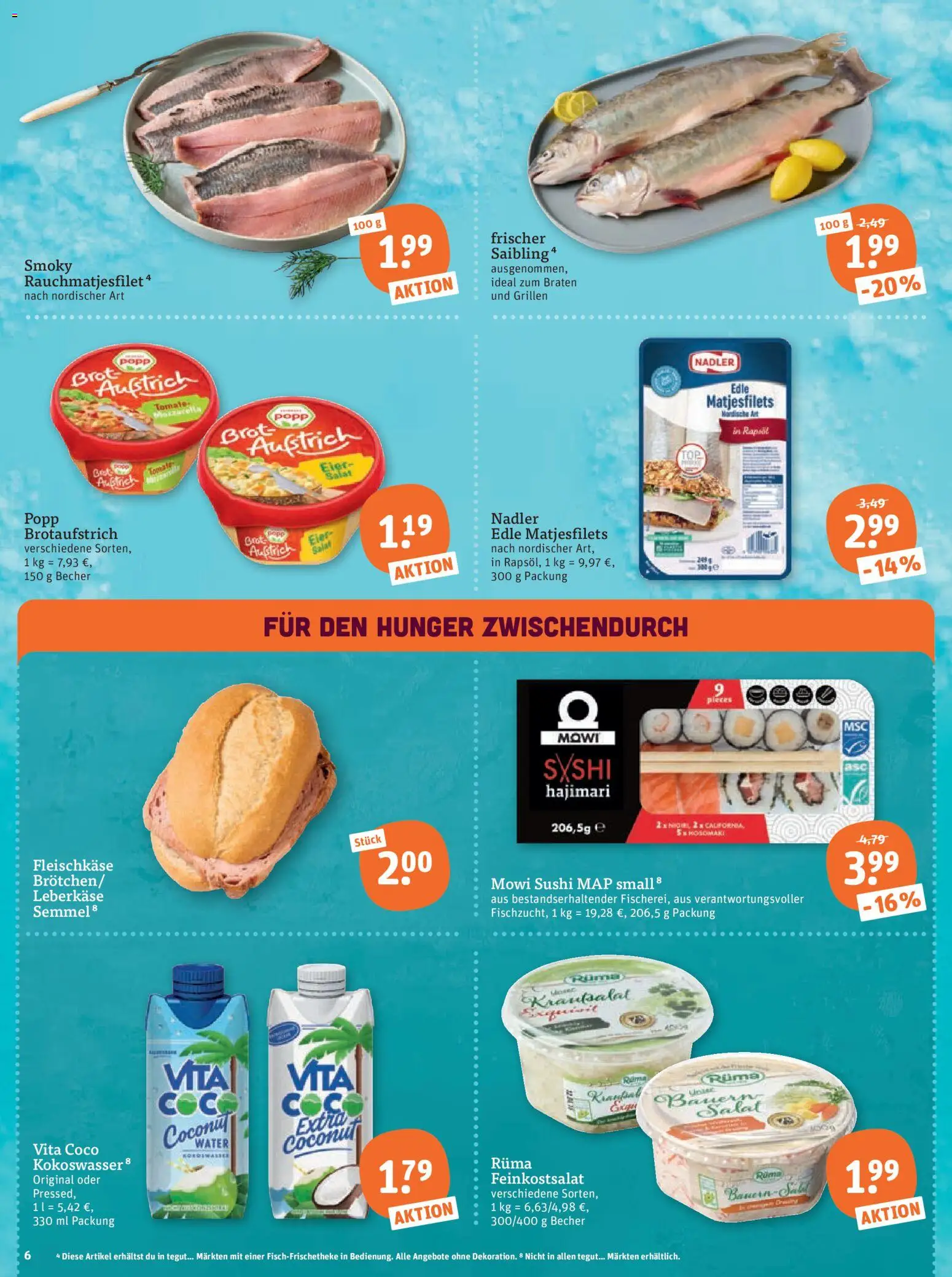 Tegut Prospekt 	 – gültig ab 16.03.2026 | Seite: 8 | Produkte: Eier, Rapsöl, Salat, Leberkase