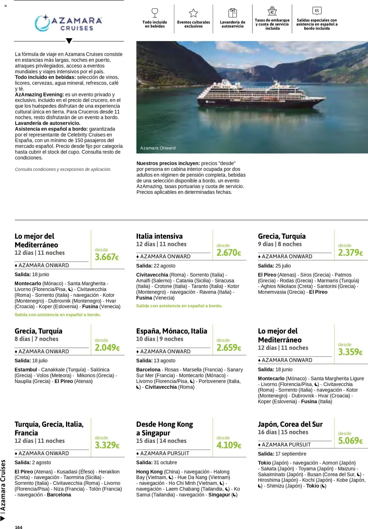 Viajes El Corte Inglés Cruceros marítimos │ válido desde el 01.01.2026 | Página: 165 | Productos: Café, Té, Navegación