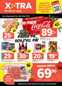Coop X:-TRA - erbjudanden - Förhandsvisning av reklamblad från butik Coop X:-TRA aktuell från 08.12.2025