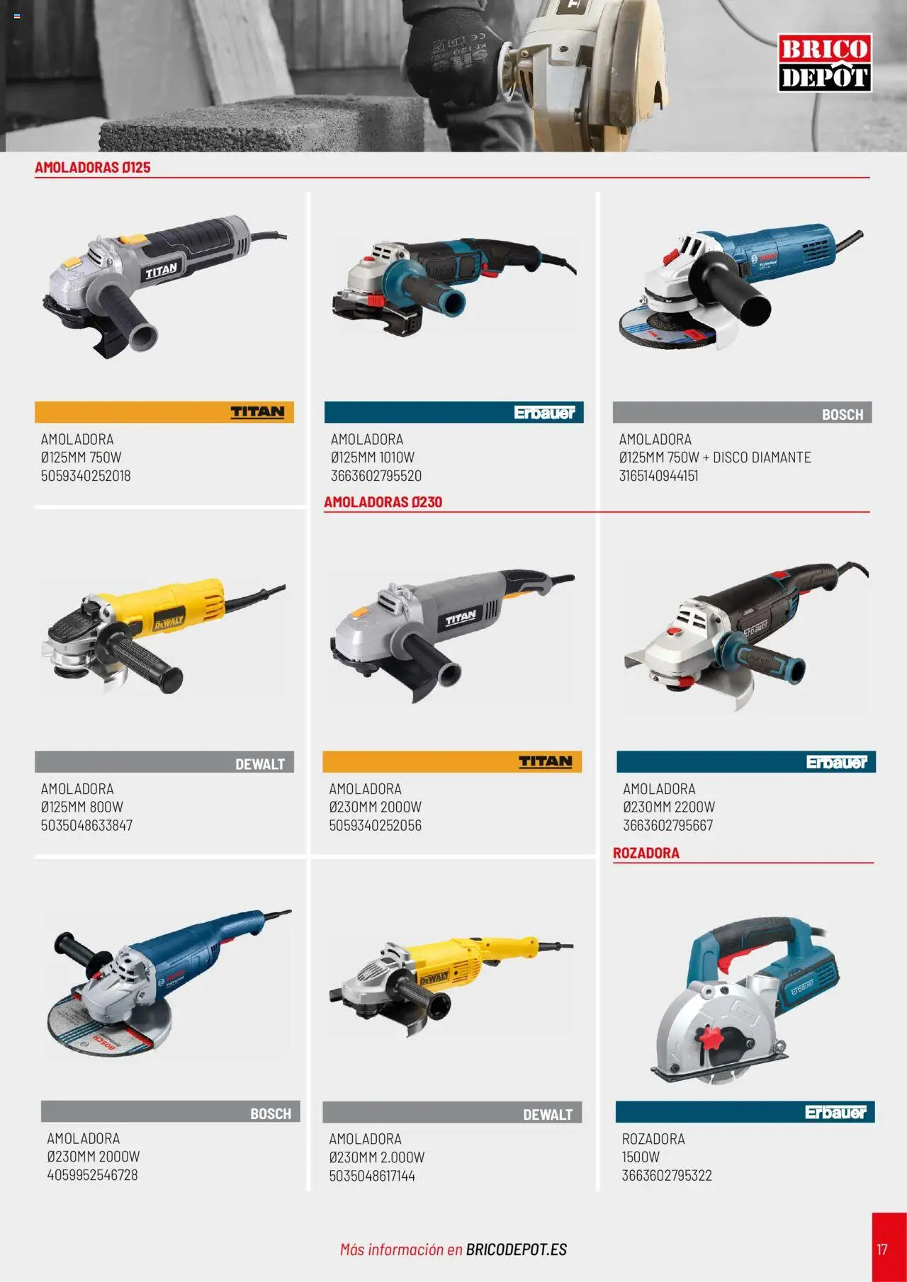 Brico Depôt folleto │ válido desde el 01.04.2025 | Página: 17 | Productos: Disco