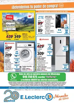 Vista previa E.Leclerc folleto válido desde el 14.10.2025 | Página: 16 | Productos: Smartphone, Auriculares, Cámara, Combi