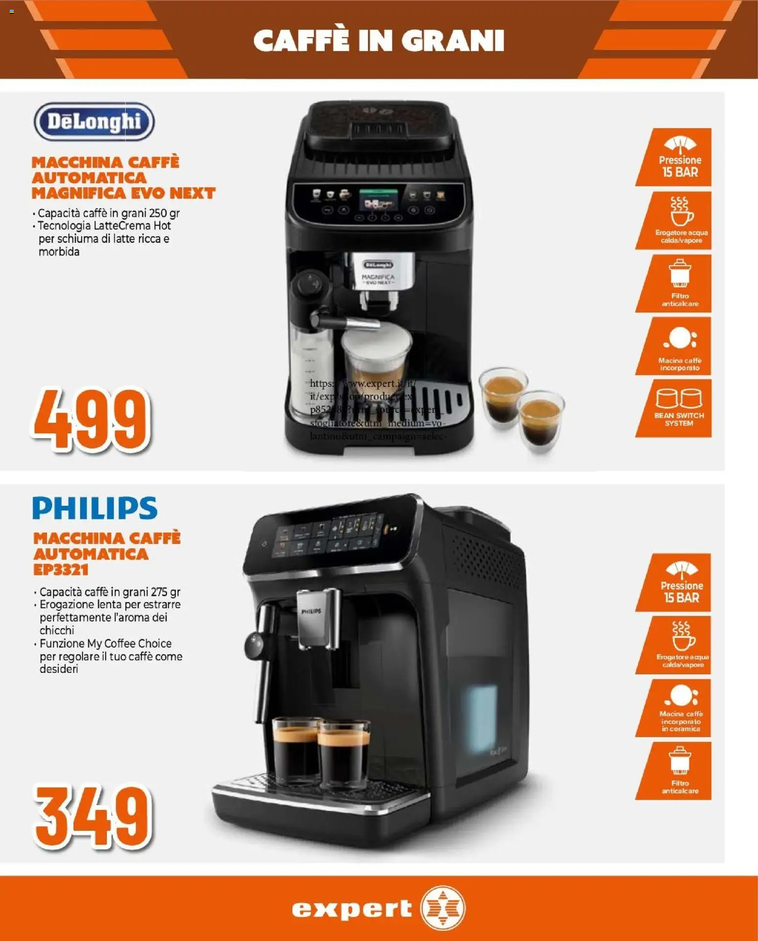 Volantino Expert del 02.12.2025 | Pagina: 4 | Prodotti: Caffè, Acqua, Latte, Macina