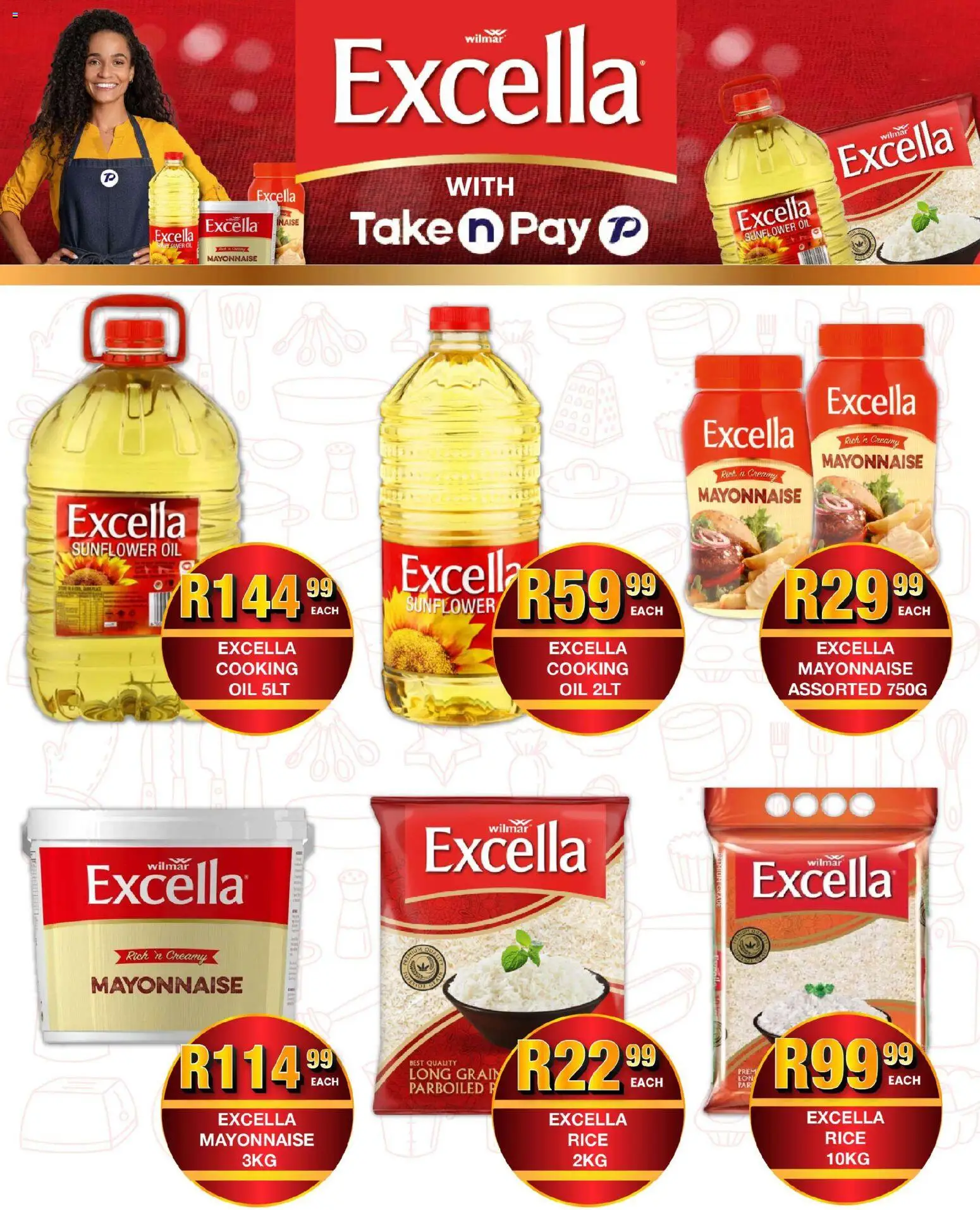 New Take n Pay catalogue – valid from 02.02.2026 | Page: 25 | Products: Oil, Rice, Mayonnaise