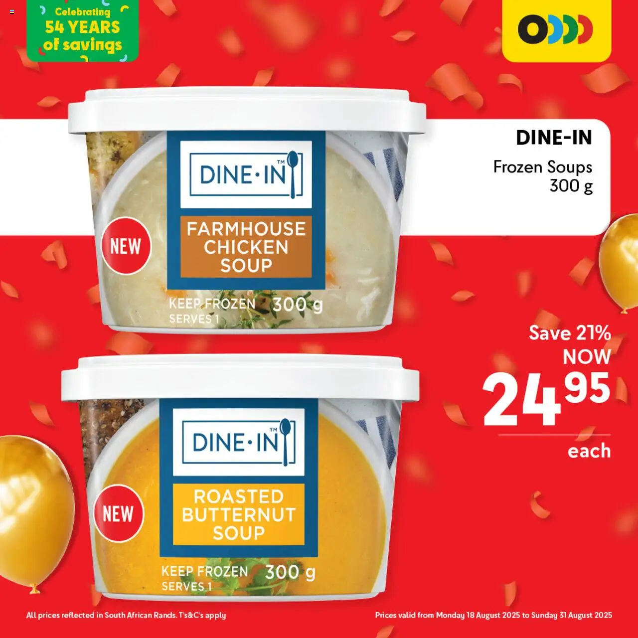 Makro After Party Frozen Food │ valid from 18.08.2025 | Page: 17 | Products: Chicken, Soup
