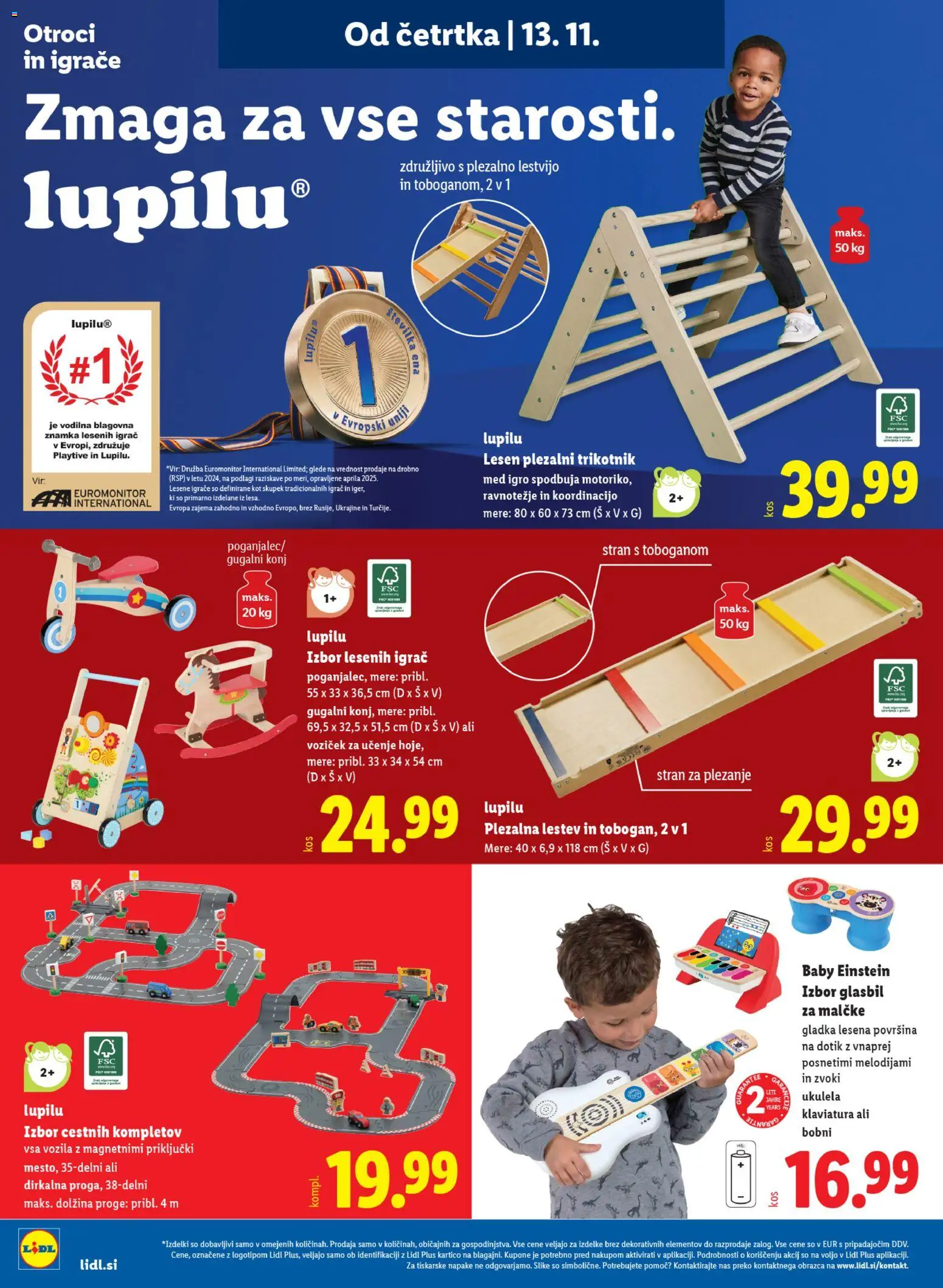 Novi Lidl katalog ponudbe – veljaven od 13.11.2025 | Stran: 40 | Izdelki: Voziček