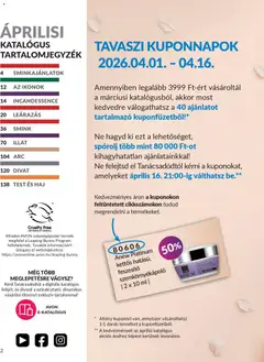 Katalógus AVON 2026 áprilisi - amely érvényes a következő dátumtól: 01.04.2026 | Oldal: 4 | Termékek: Szemkörnyékápoló, Smink