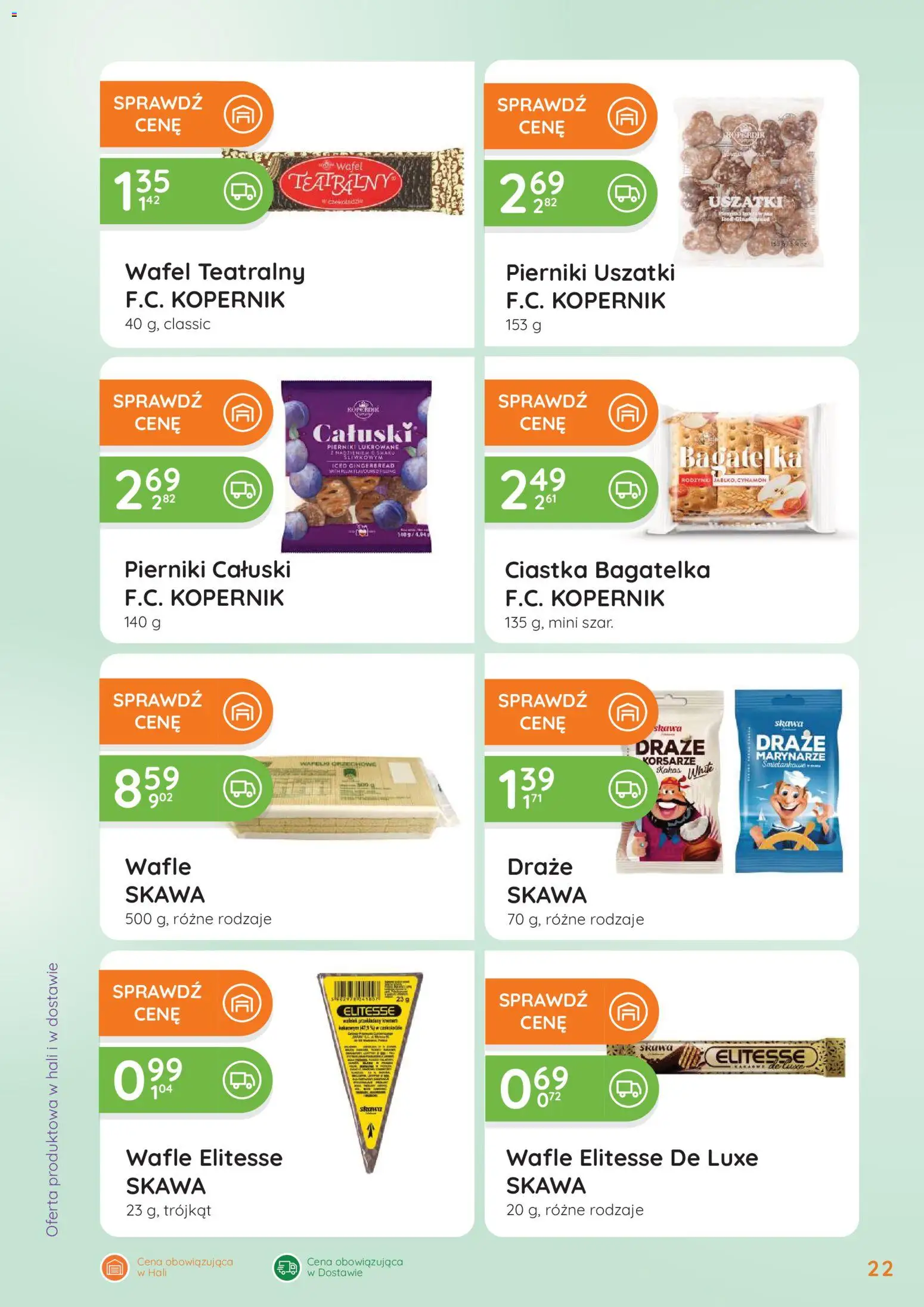 Eurocash gazetka - Oferta Handlowa od 06.04.2026 | Strona: 22 | Produkty: Pierniki, Cynamon, Wafle, Rodzynki