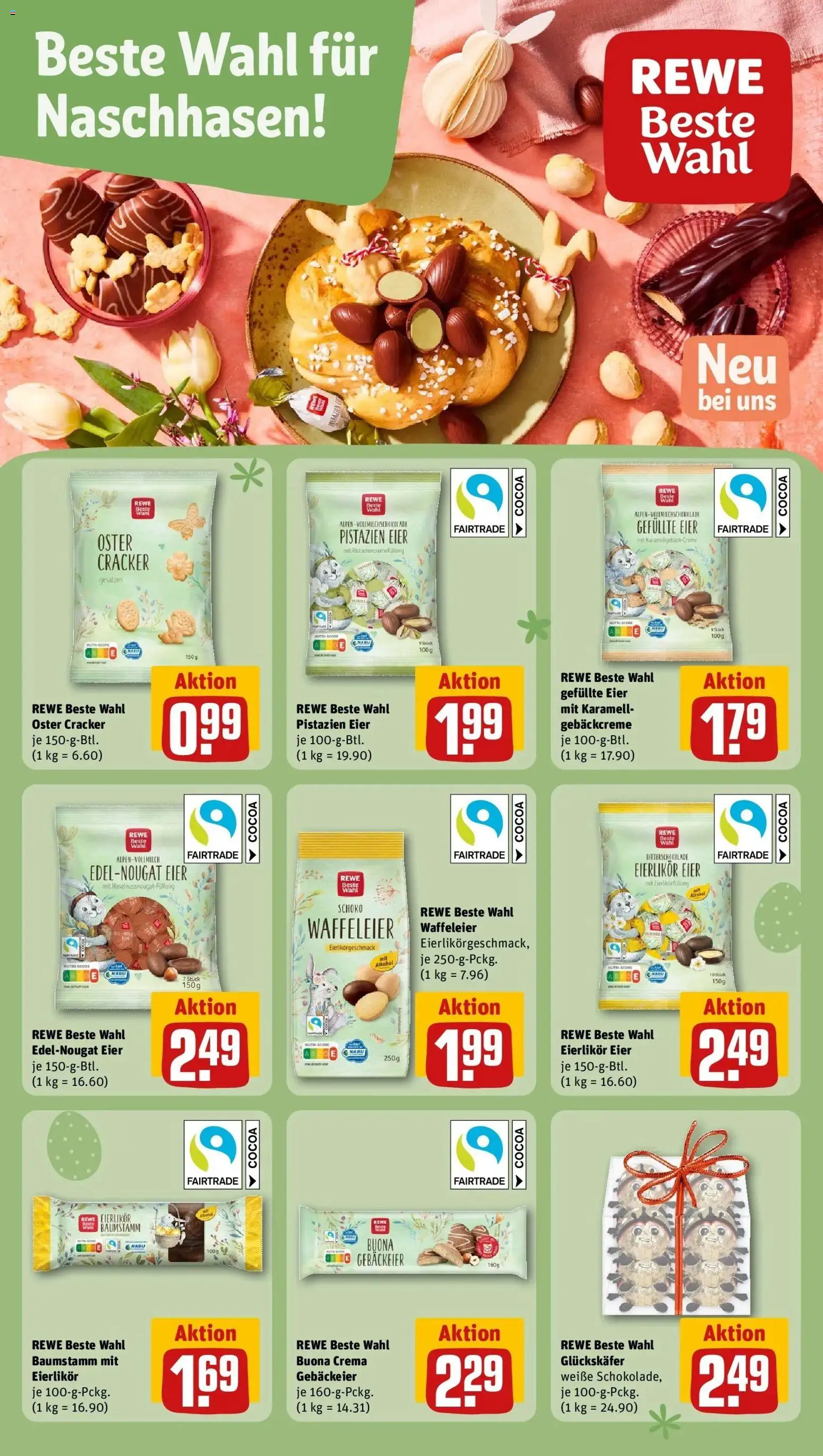 Rewe Prospekt Brandenburg	 – gültig ab 09.03.2026 | Seite: 16 | Produkte: Eier, Pistazien
