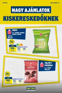 Metro - Nagy Ajánlatok Kiskereskedőknek - amely érvényes a következő dátumtól: 02.01.2026