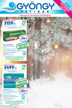 Gyöngy Patikák Akciós újság - amely érvényes a következő dátumtól: 01.12.2025