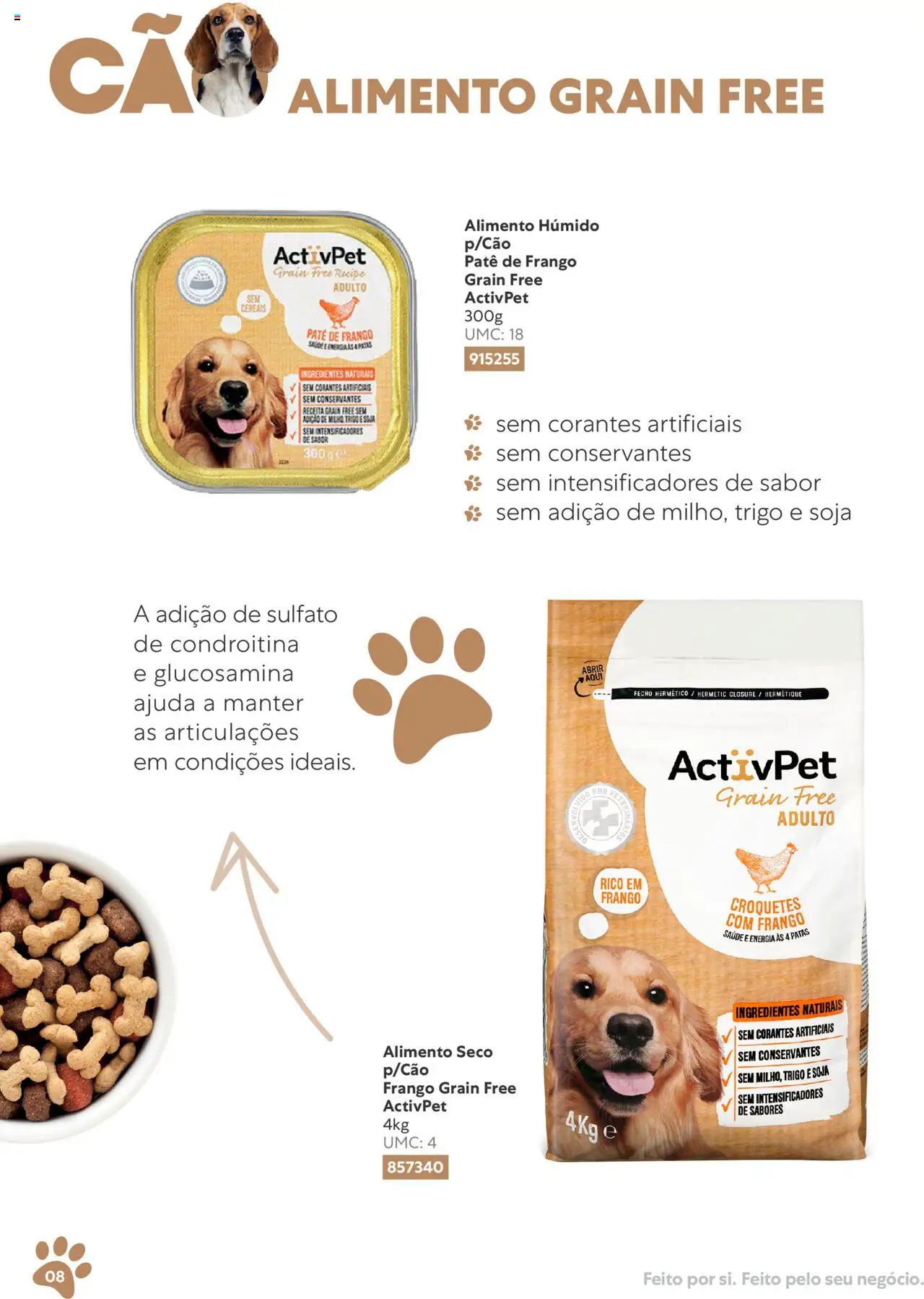 Recheio folheto │ válido de 10.11.2023 | Página: 8 | Produtos: Frango, Cereais