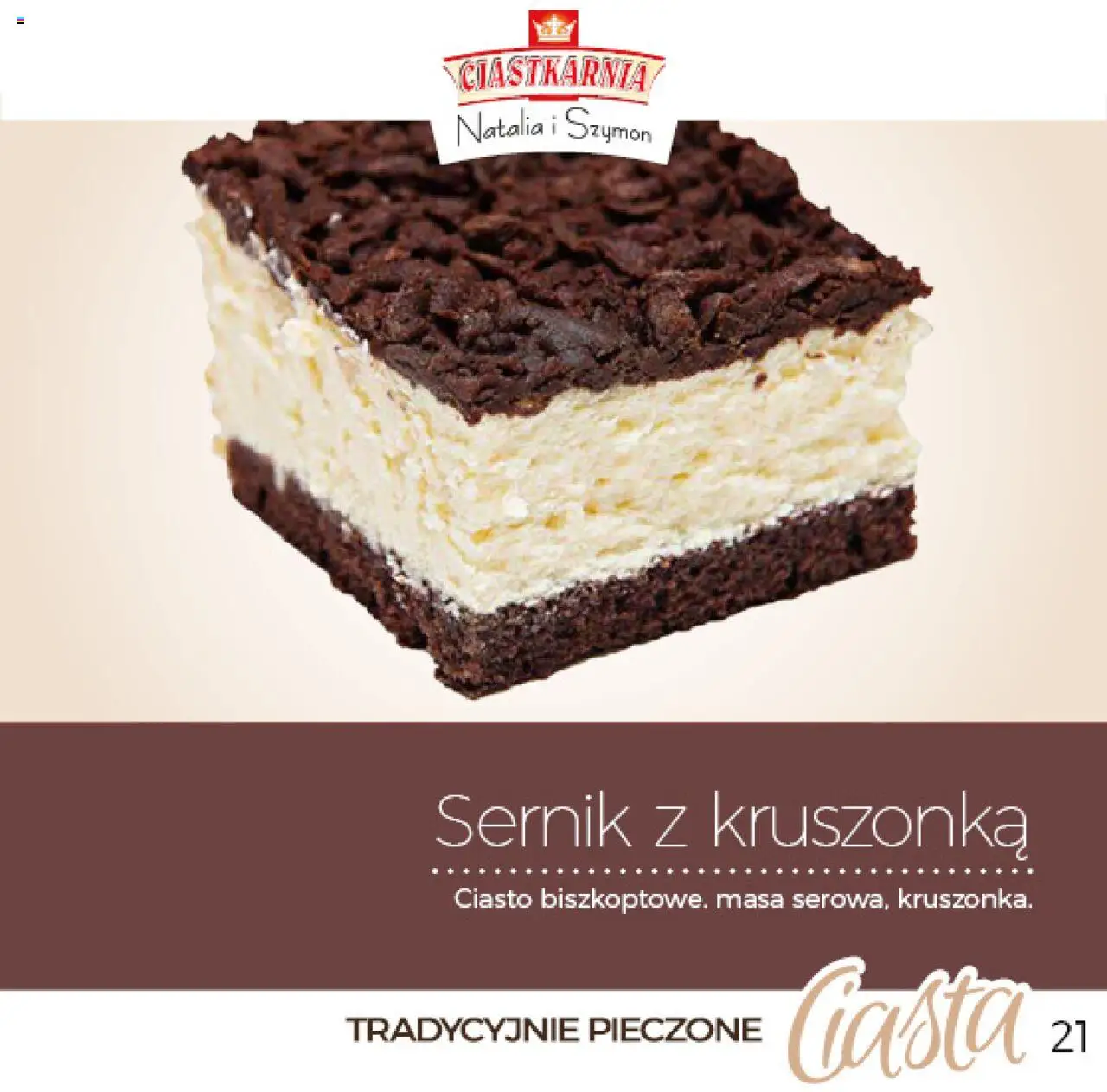 Topaz Gazetka - Ciast od 04.06.2025 | Strona: 21 | Produkty: Brzoskwinia, Ciasto