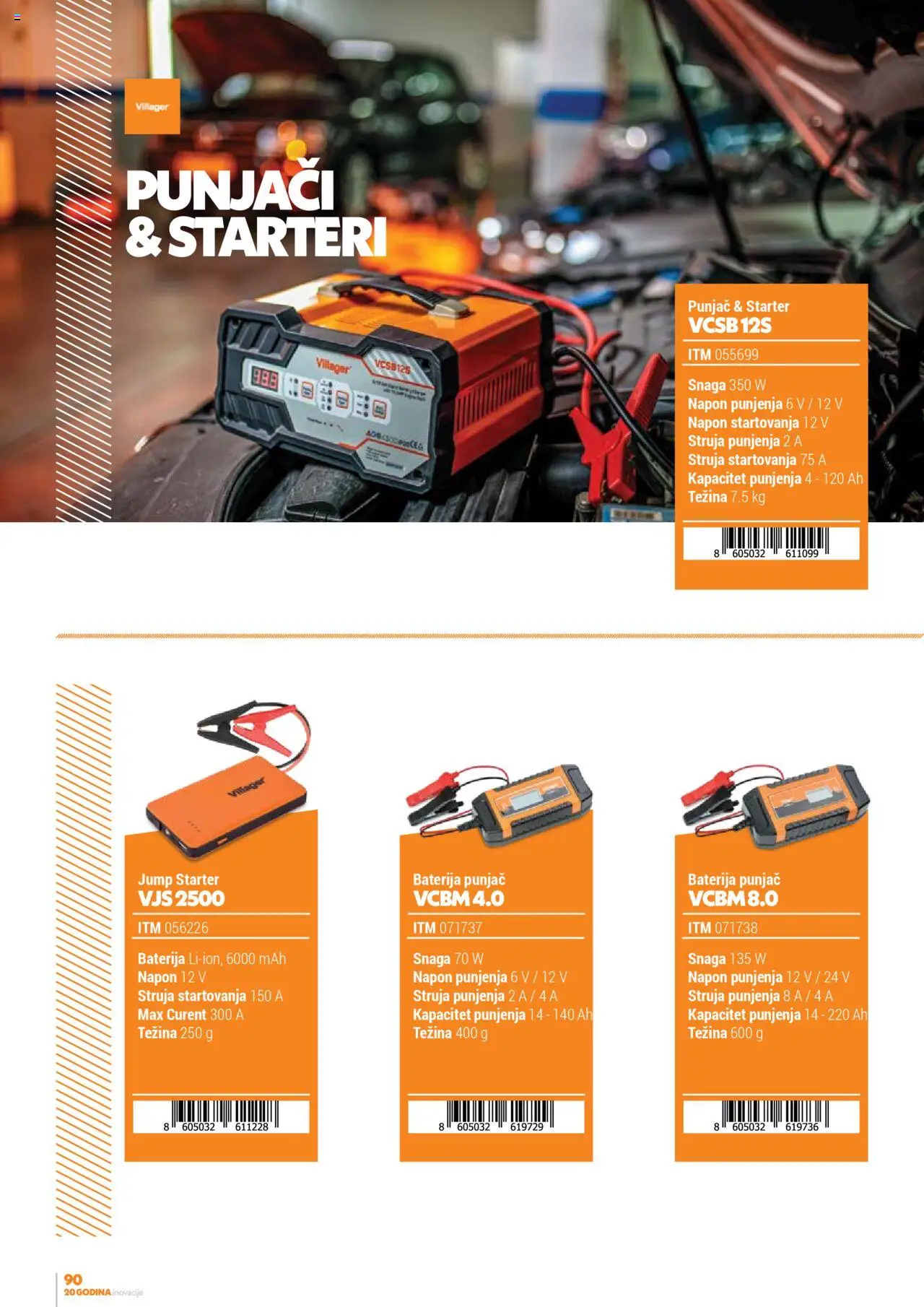 Villager katalog - važi od 13.02.2025 | Strana: 90 | Proizvode: Baterija