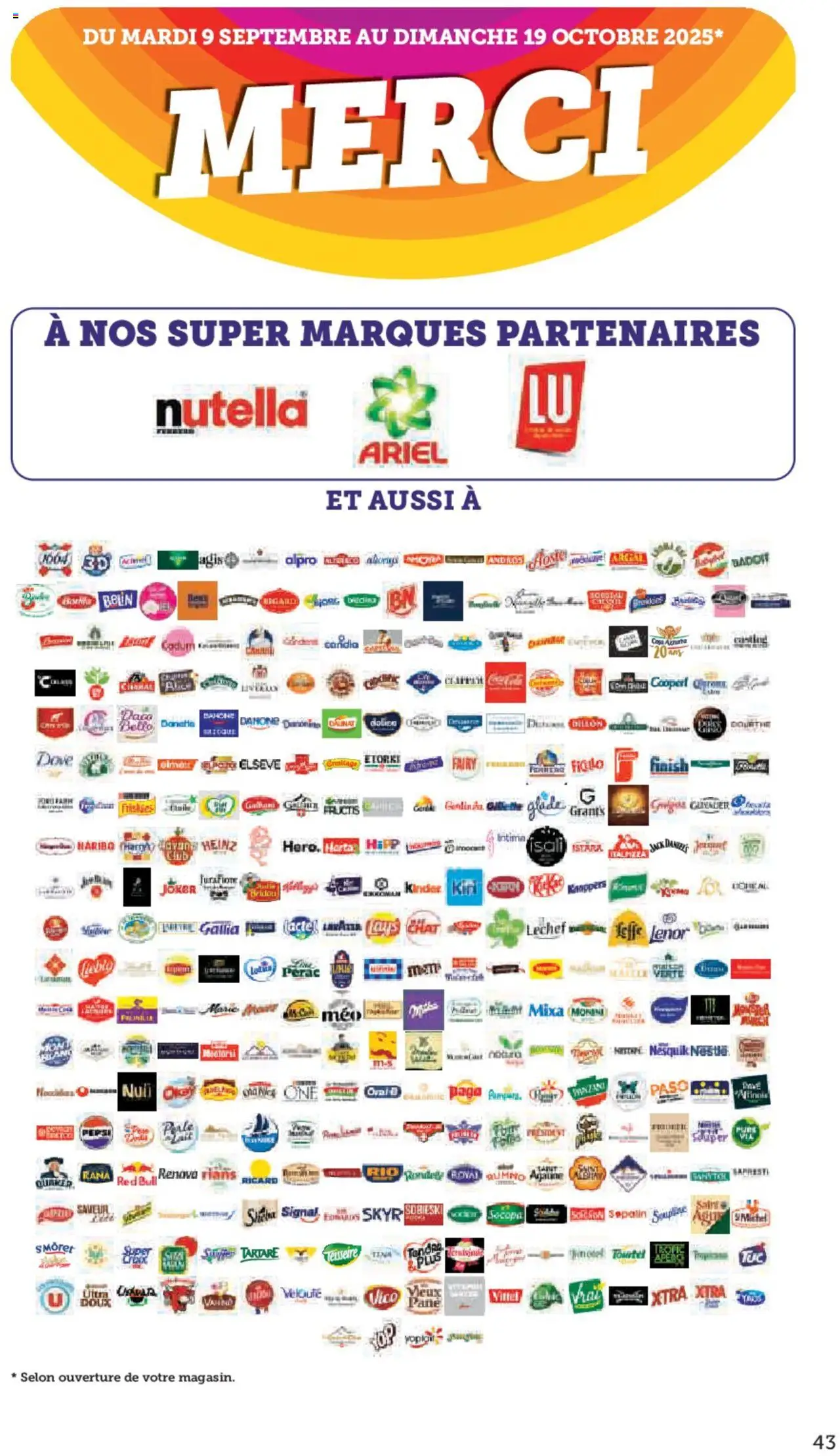  | Page: 43 | Produits: Ariel, Ricard, Badoit, Lenor