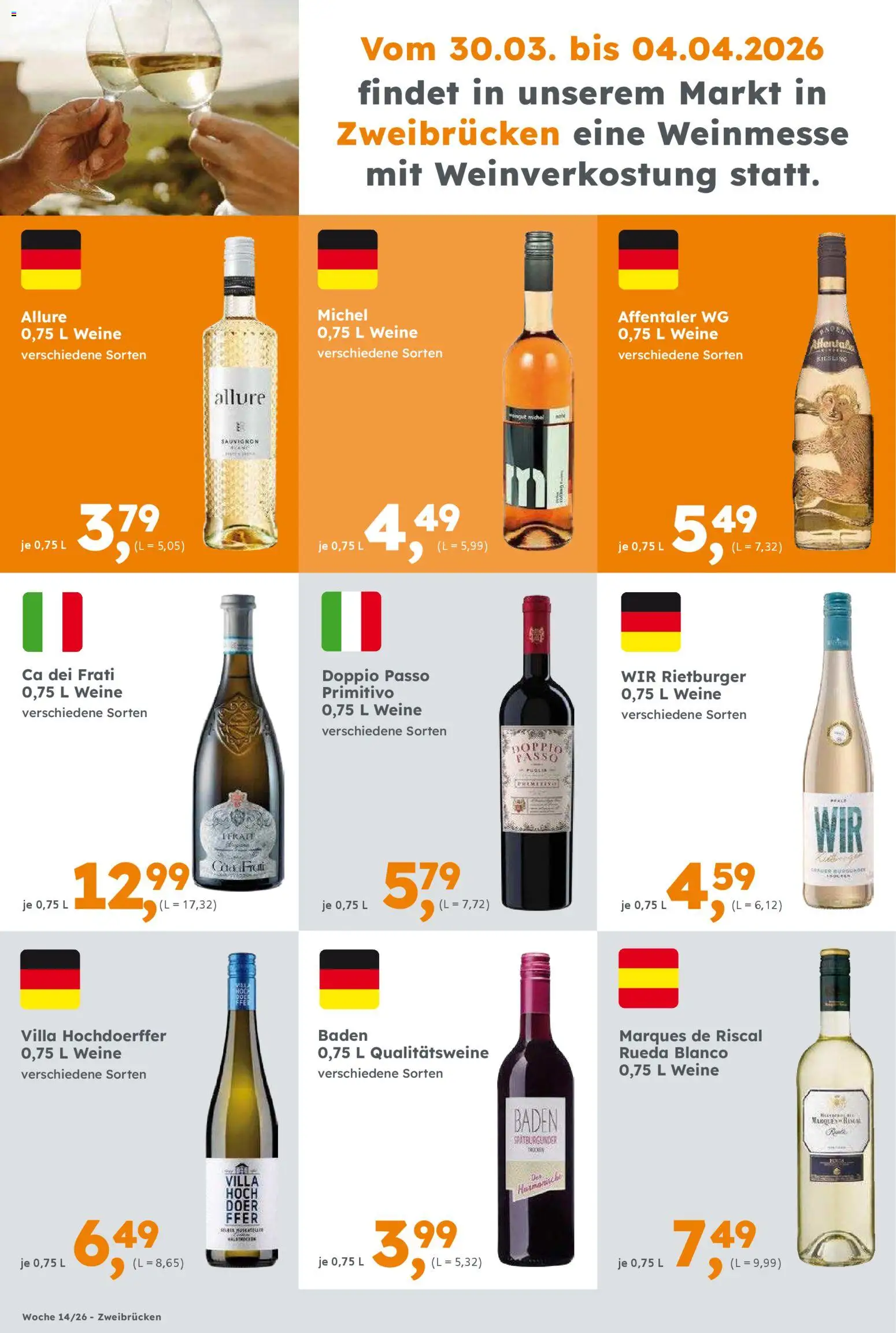 Globus Baumarkt Prospekt Zweibrücken	 – gültig ab 30.03.2026 | Seite: 18 | Produkte: Doppio Passo