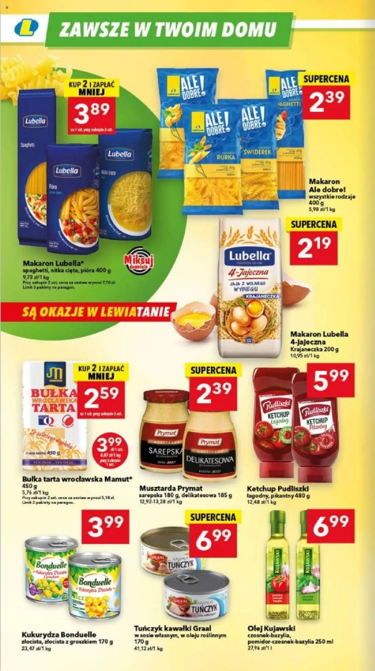 Lewiatan gazetka - Bydgoszcz od 17.06.2025 | Strona: 8 | Produkty: Ketchup, Kukurydza, Tuńczyk, Olej kujawski