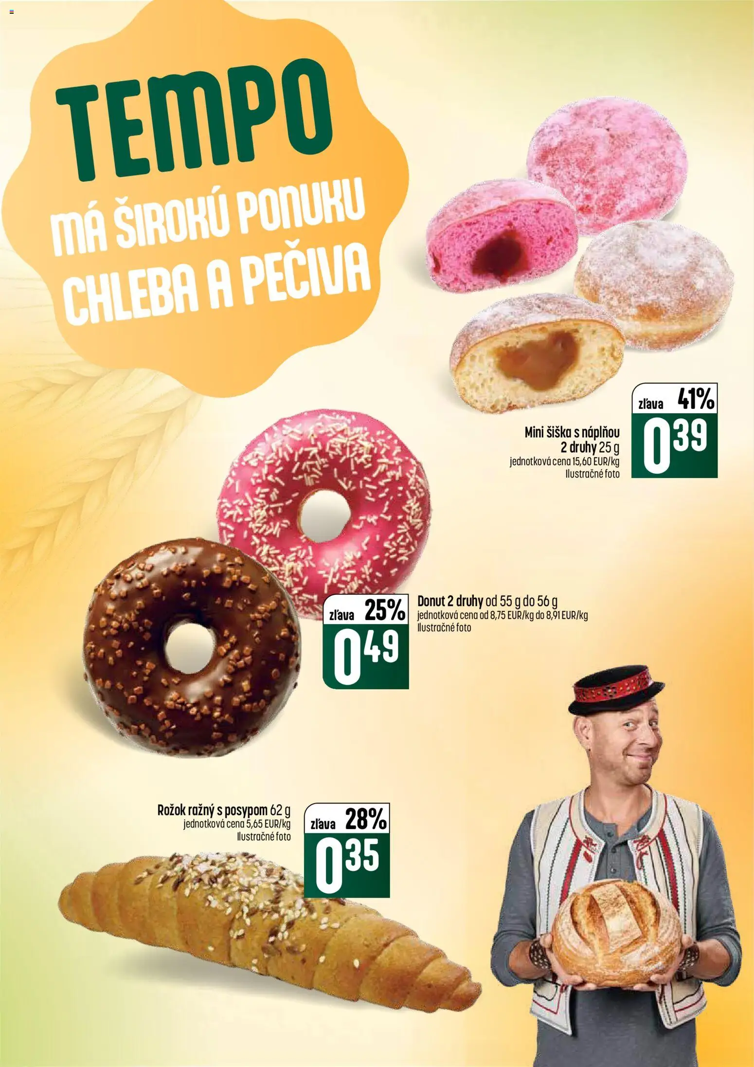 Nové COOP Jednota akcie – leták je platný od 05.03.2026 | Strana: 32 | Produkty: Rožok, Donut