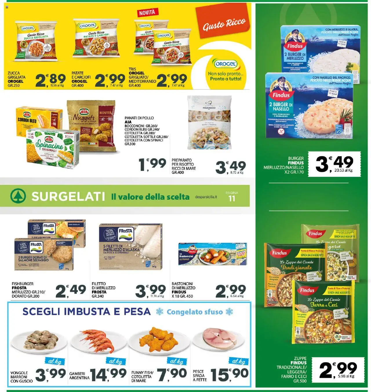 Volantino Interspar del 20.10.2025 | Pagina: 13 | Prodotti: Salmone, Merluzzo, Tacchino, Farro