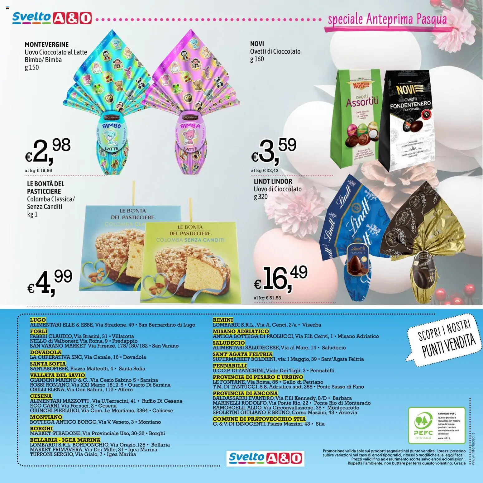 Volantino A&O del 16.03.2026 | Pagina: 8 | Prodotti: Cioccolato, Latte, Terra
