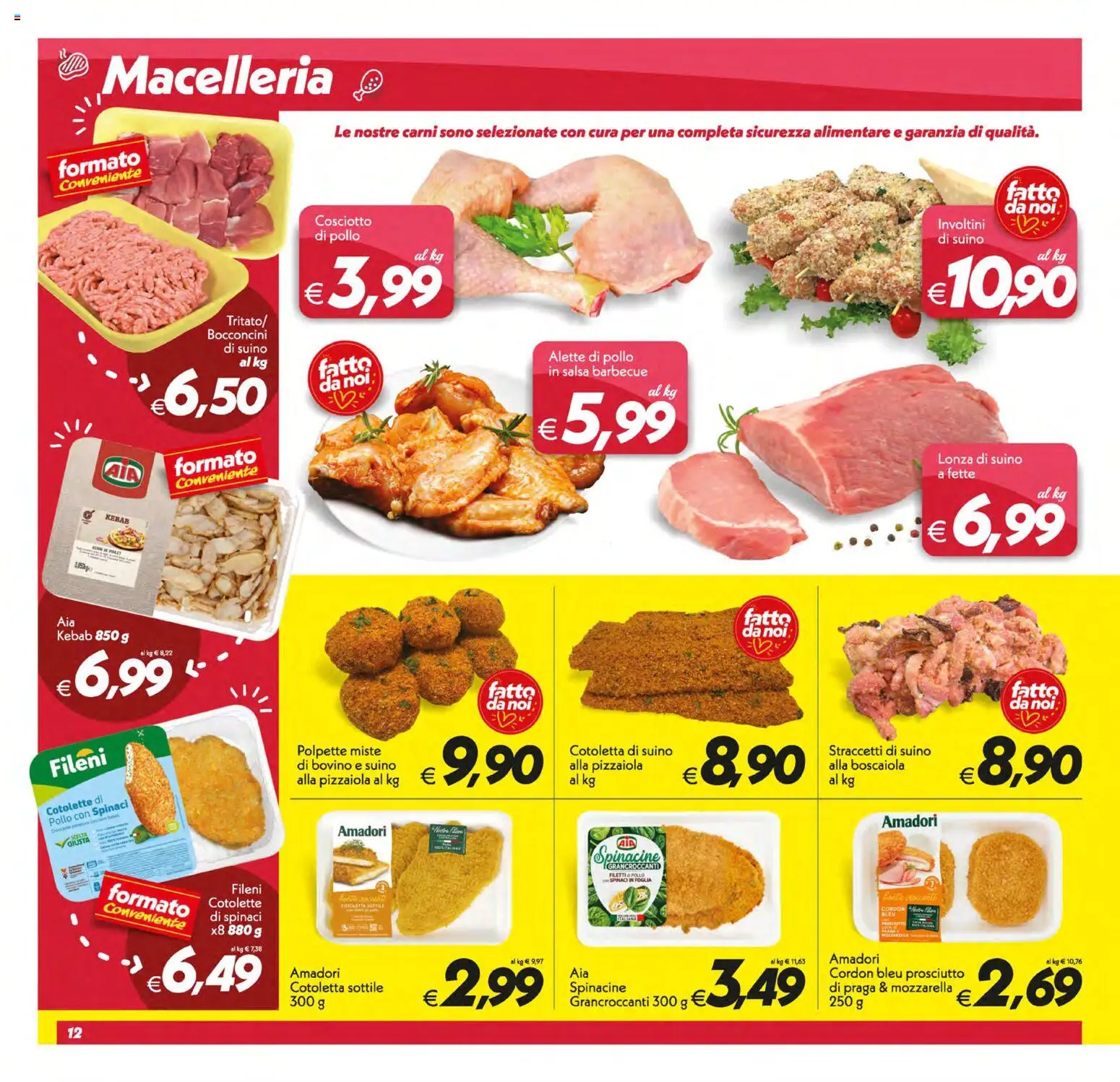 Volantino SuperConveniente del 05.01.2026 | Pagina: 12 | Prodotti: Suino, Barbecue, Salsa barbecue, Polpette