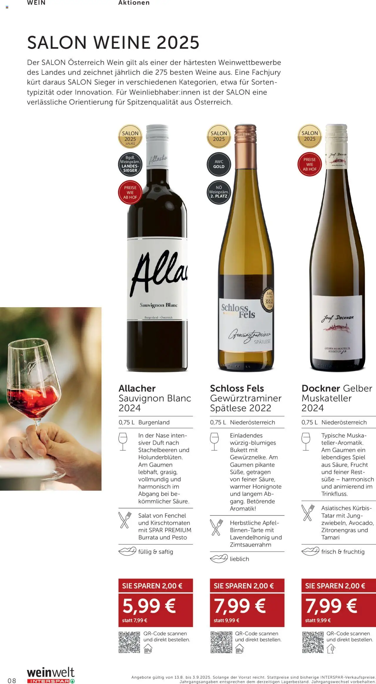 Interspar Wein Welt gültig ab 13.08.2025 | Seite: 8 | Produkte: Kürbis, Spiel, Duft, Wein