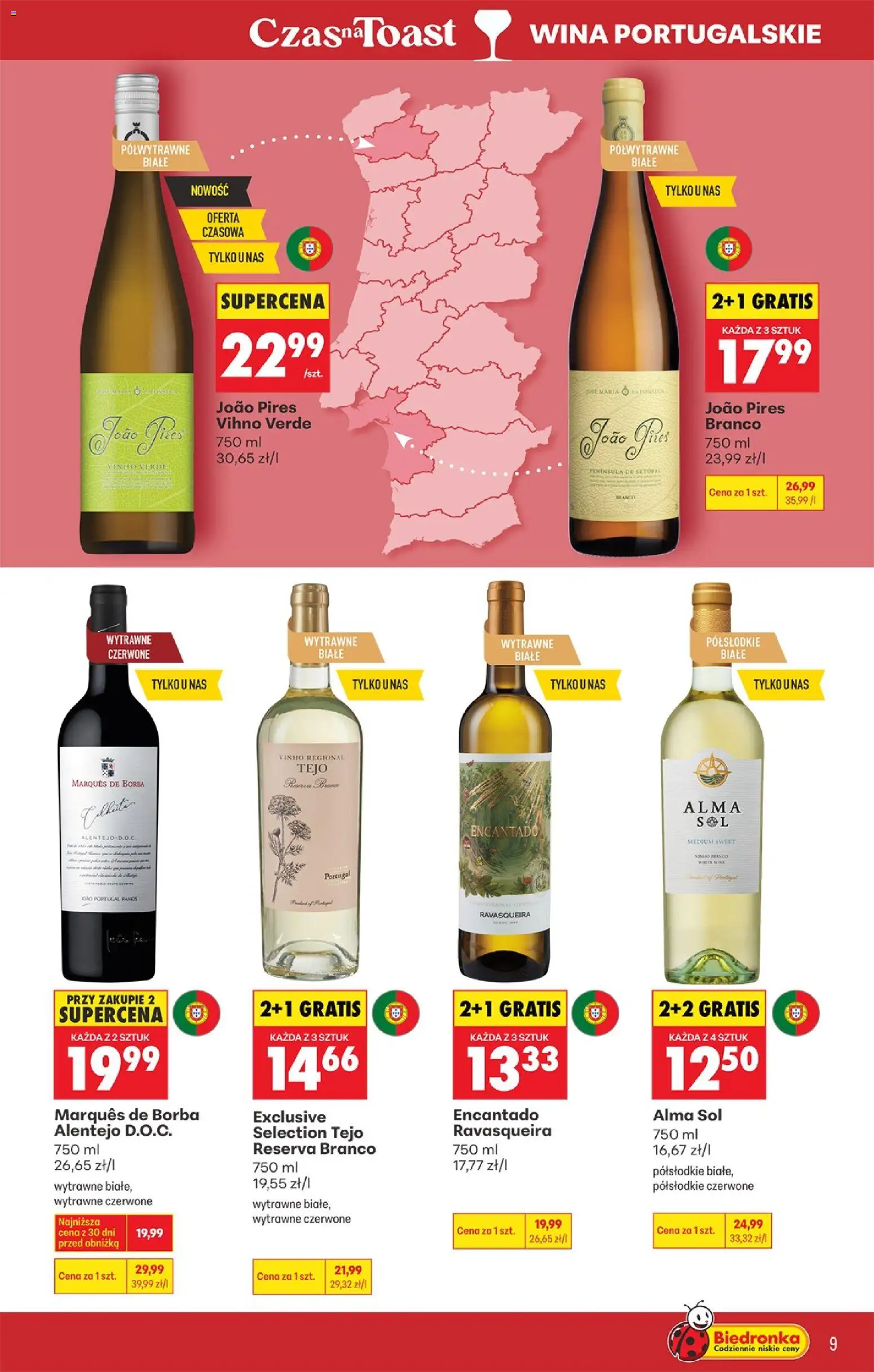 Biedronka Polsko leták - Czas na toast od 07.04.2026 | Strana: 9