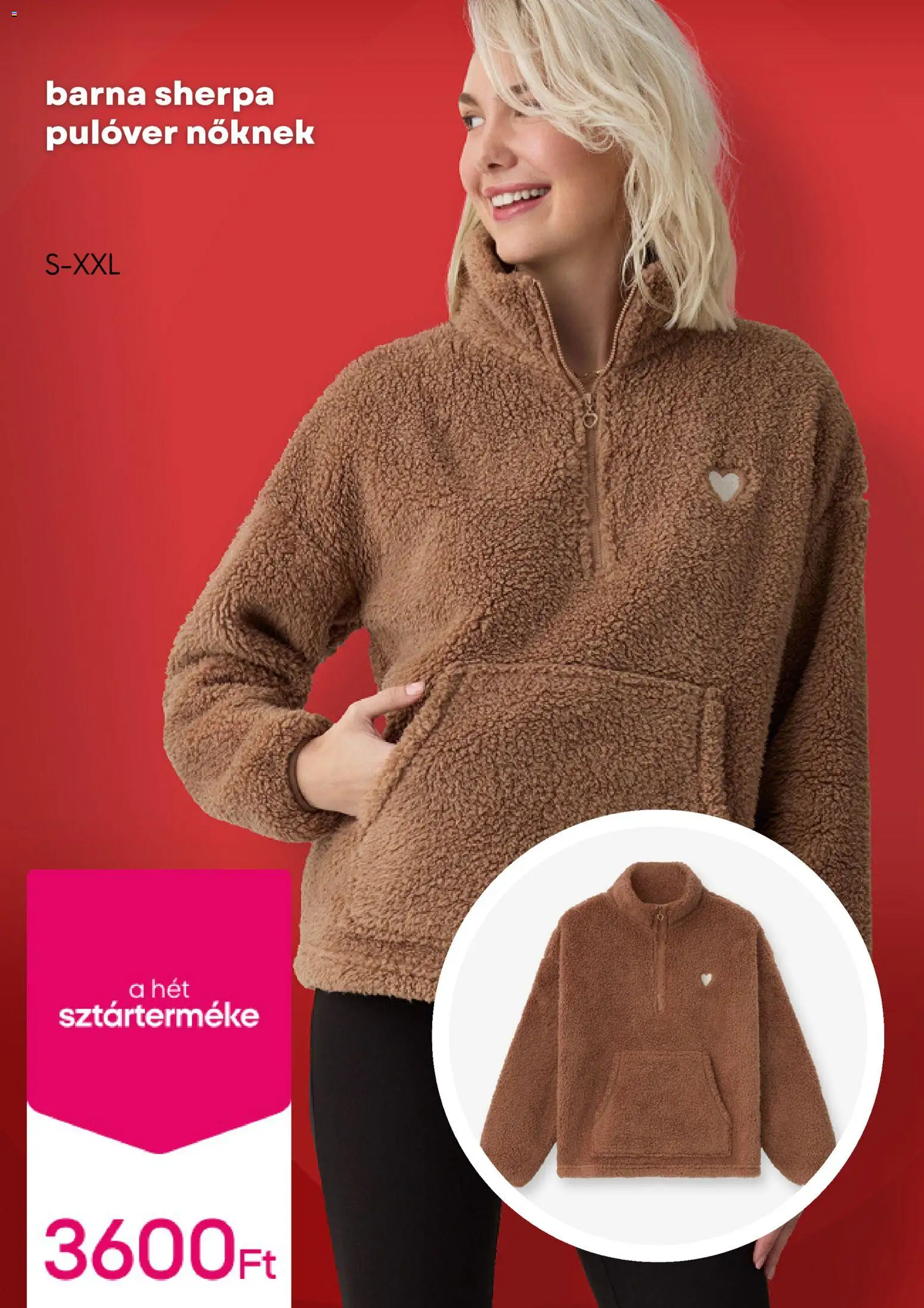 Pepco akciós ujság - amely érvényes a következő dátumtól: 30.10.2025 | Oldal: 3 | Termékek: Pulóver