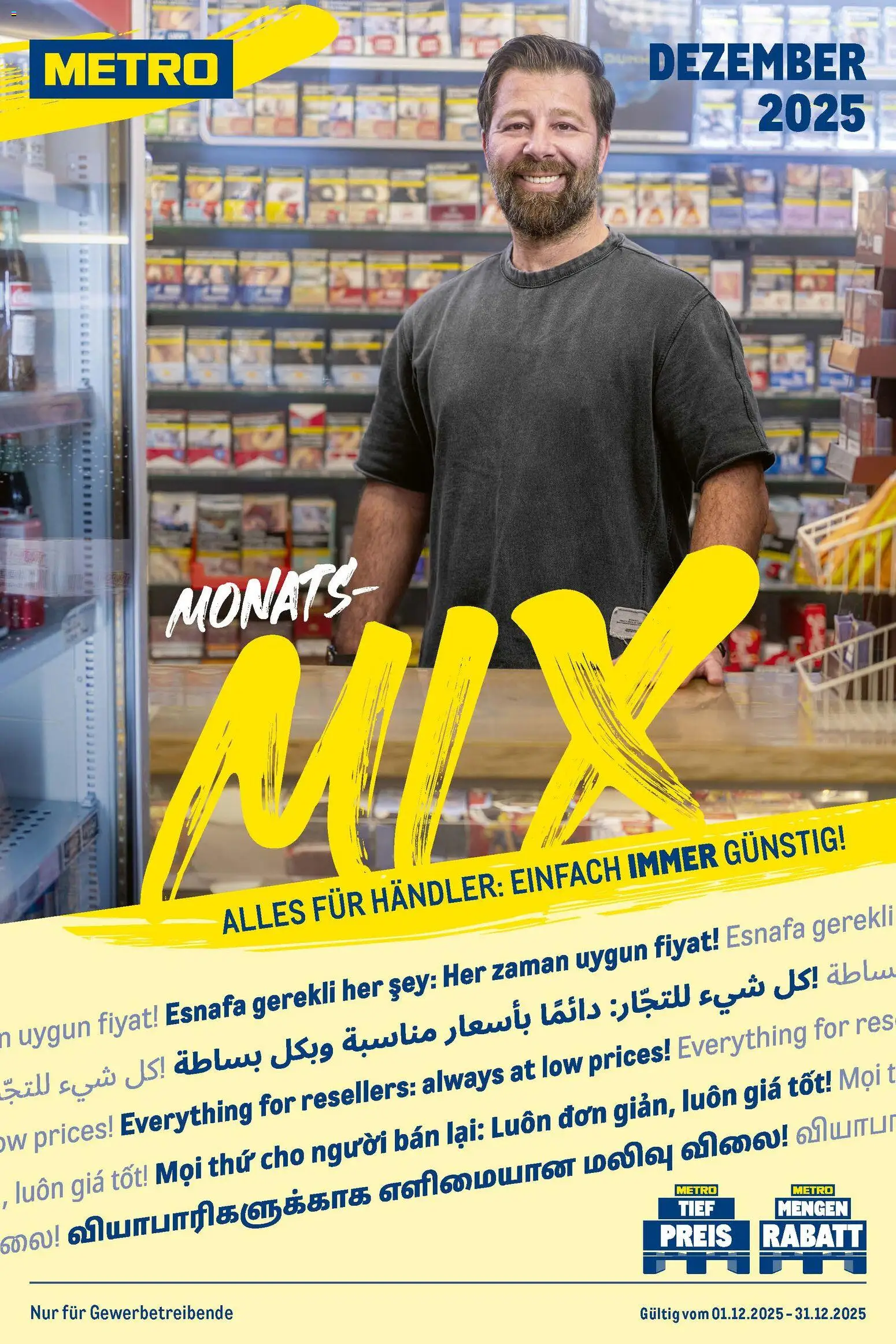 Metro Monats-Mix – gültig ab 01.12.2025 | Seite: 1