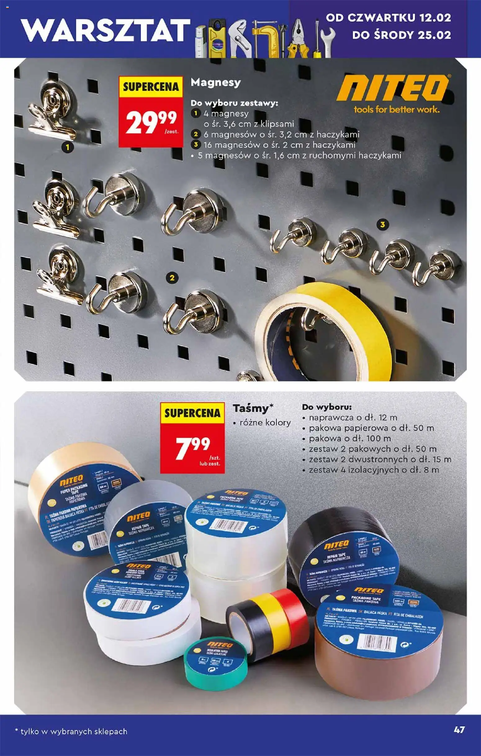 Biedronka gazetka - Hity i inspiracje od 07.02.2026 | Strona: 47