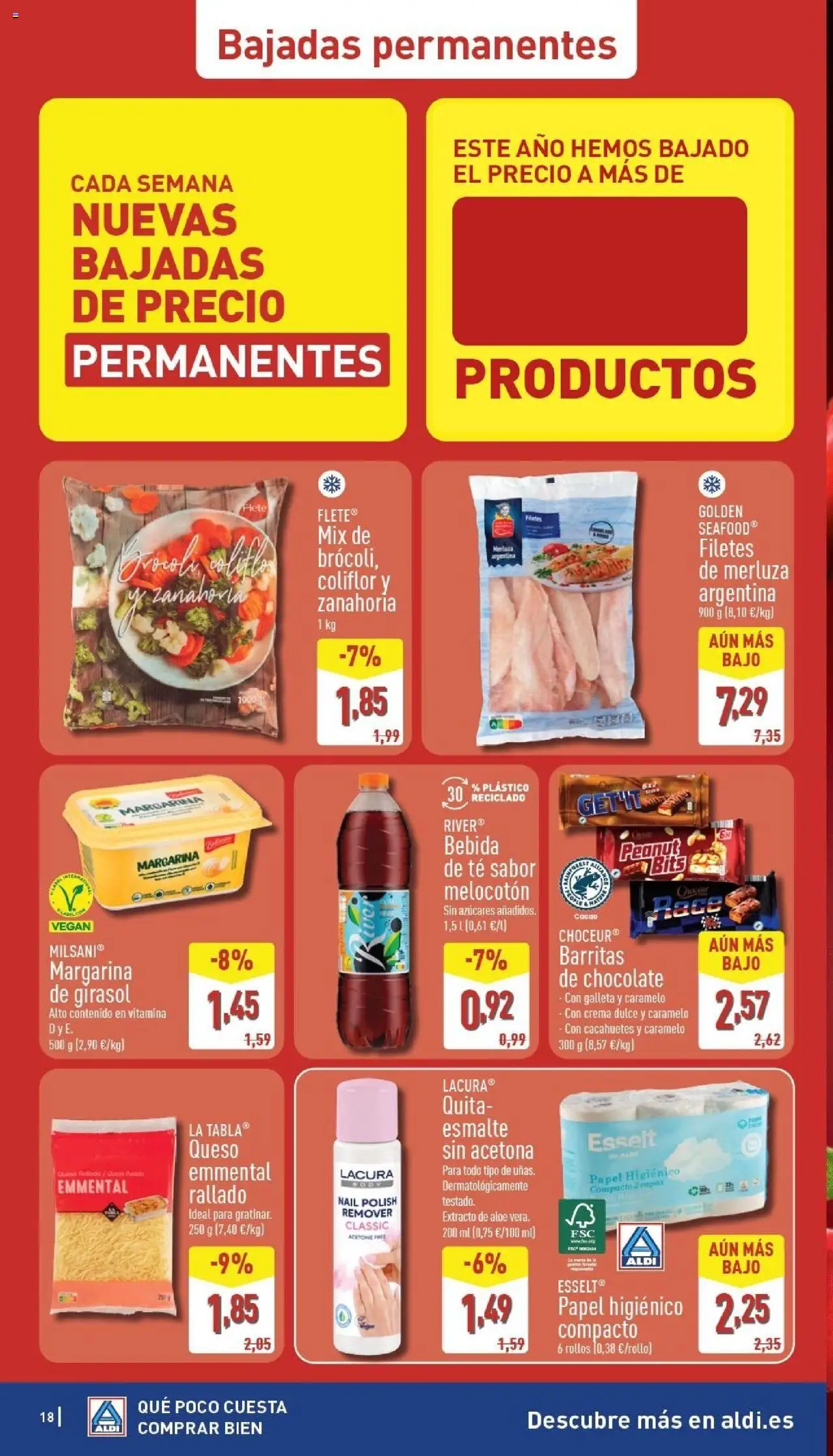 Aldi folleto Península │ válido desde el 13.10.2025 | Página: 18 | Productos: Queso, Papel higienico, Té, Φρυγανιές σικάλεως