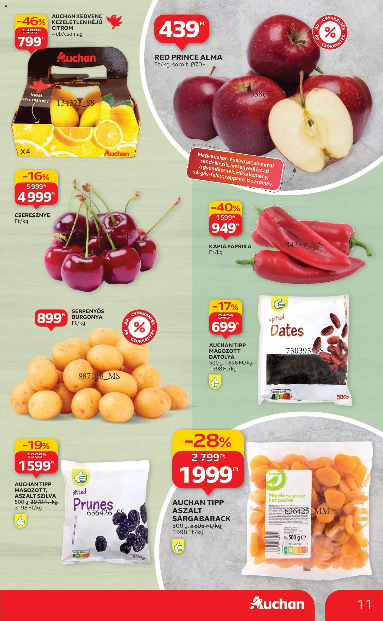 Auchan akciós ujság - amely érvényes a következő dátumtól: 04.12.2025 | Oldal: 11