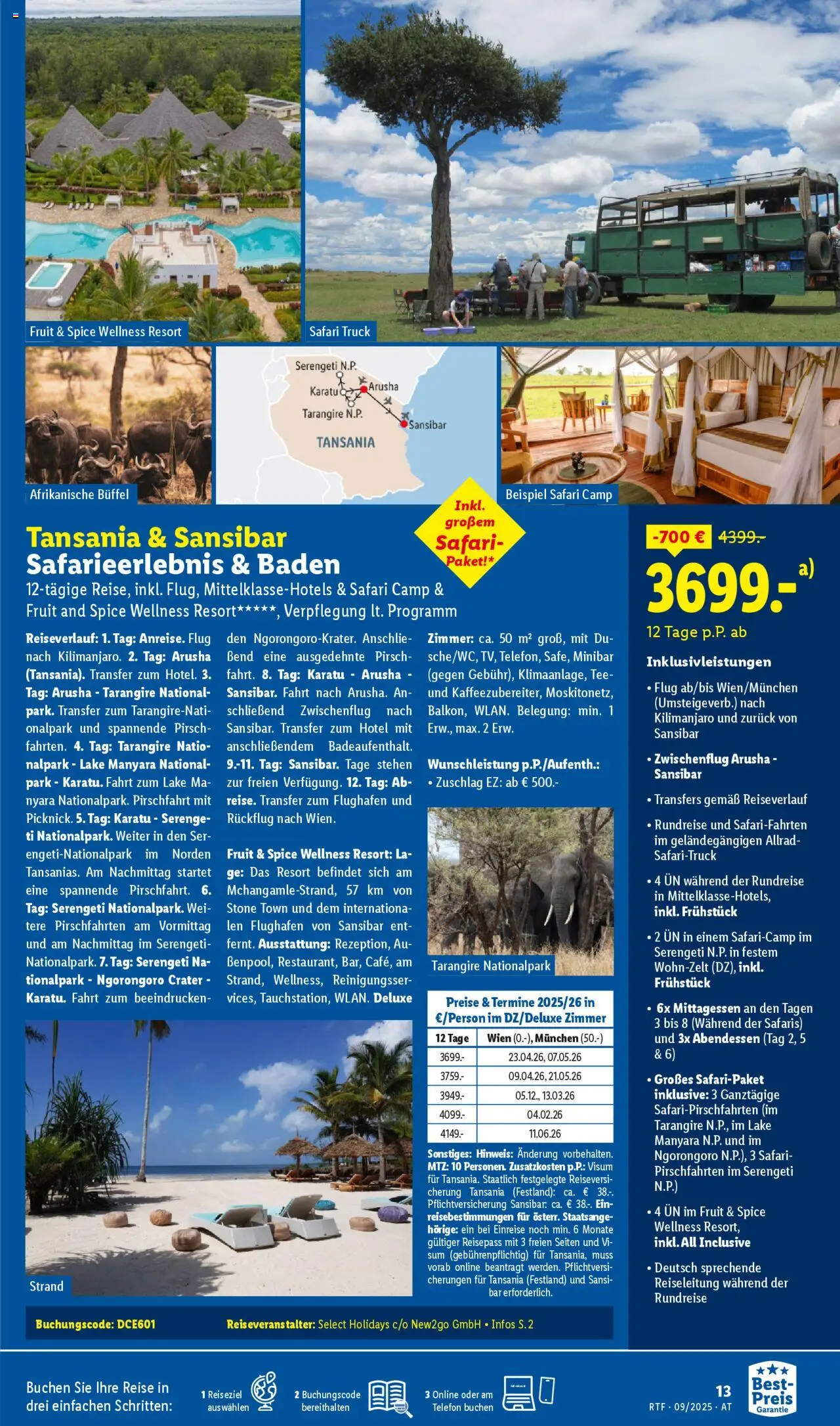 Lidl Reisen gültig ab 19.09.2025 | Seite: 13 | Produkte: Telefon, Tee