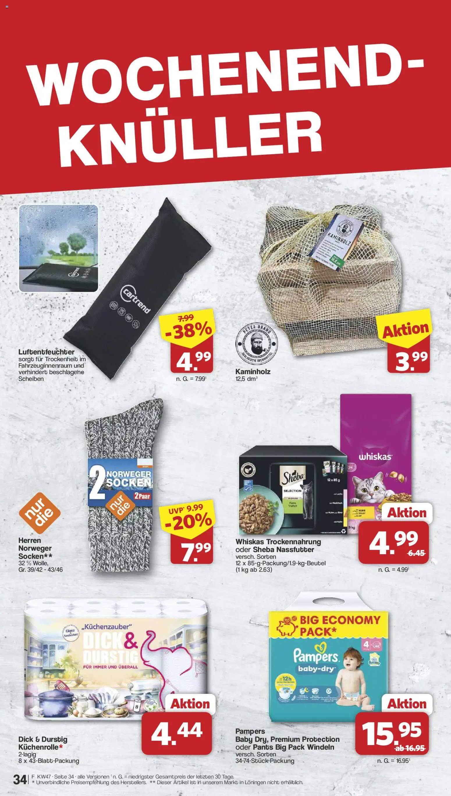 Famila Nordwest - Black Friday – gültig ab 17.11.2025 | Seite: 32 | Produkte: Sheba, Pampers, Socken, Whiskas