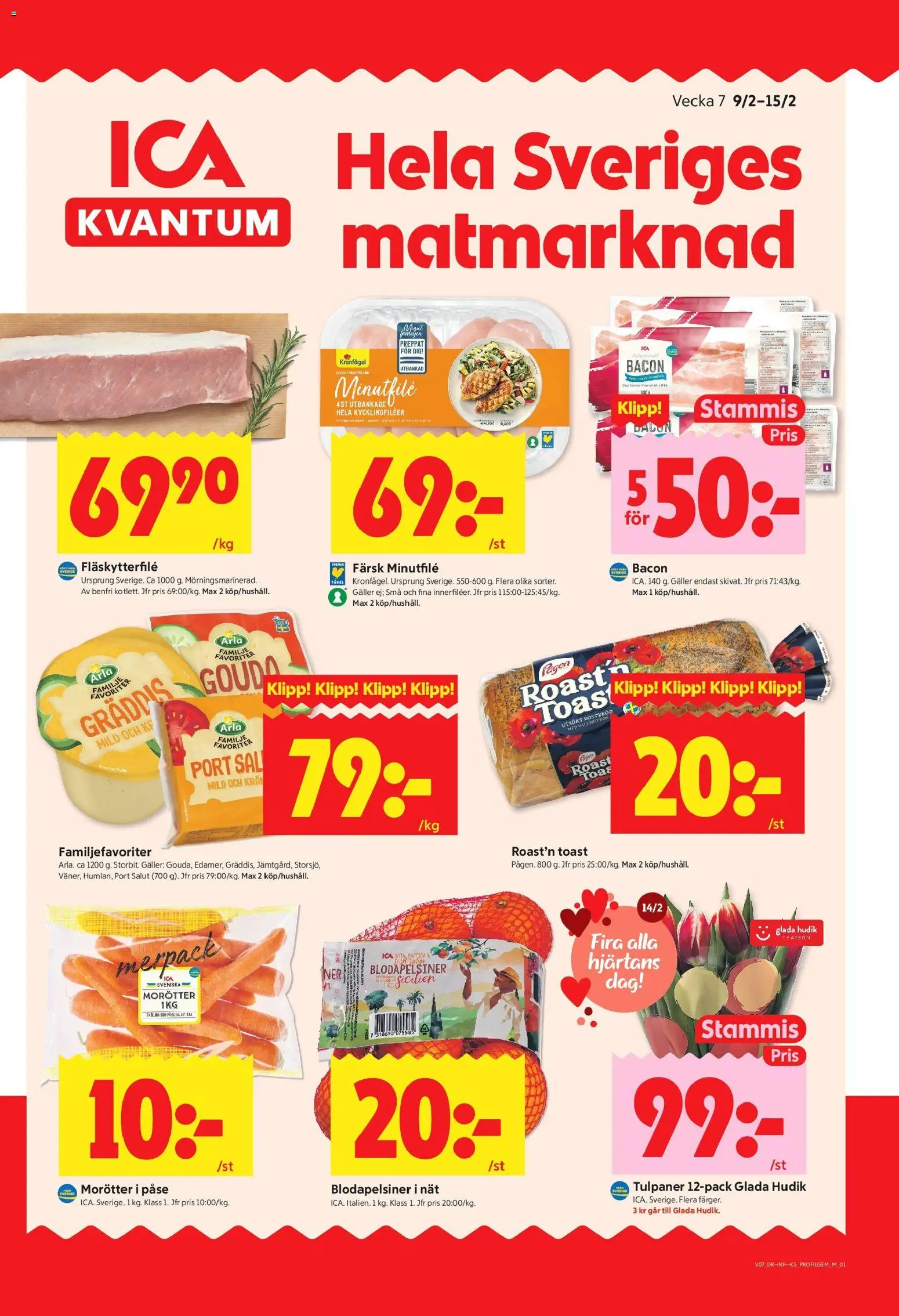 ICA Kvantum reklamblad aktuell från 09.02.2026 | Sida: 1