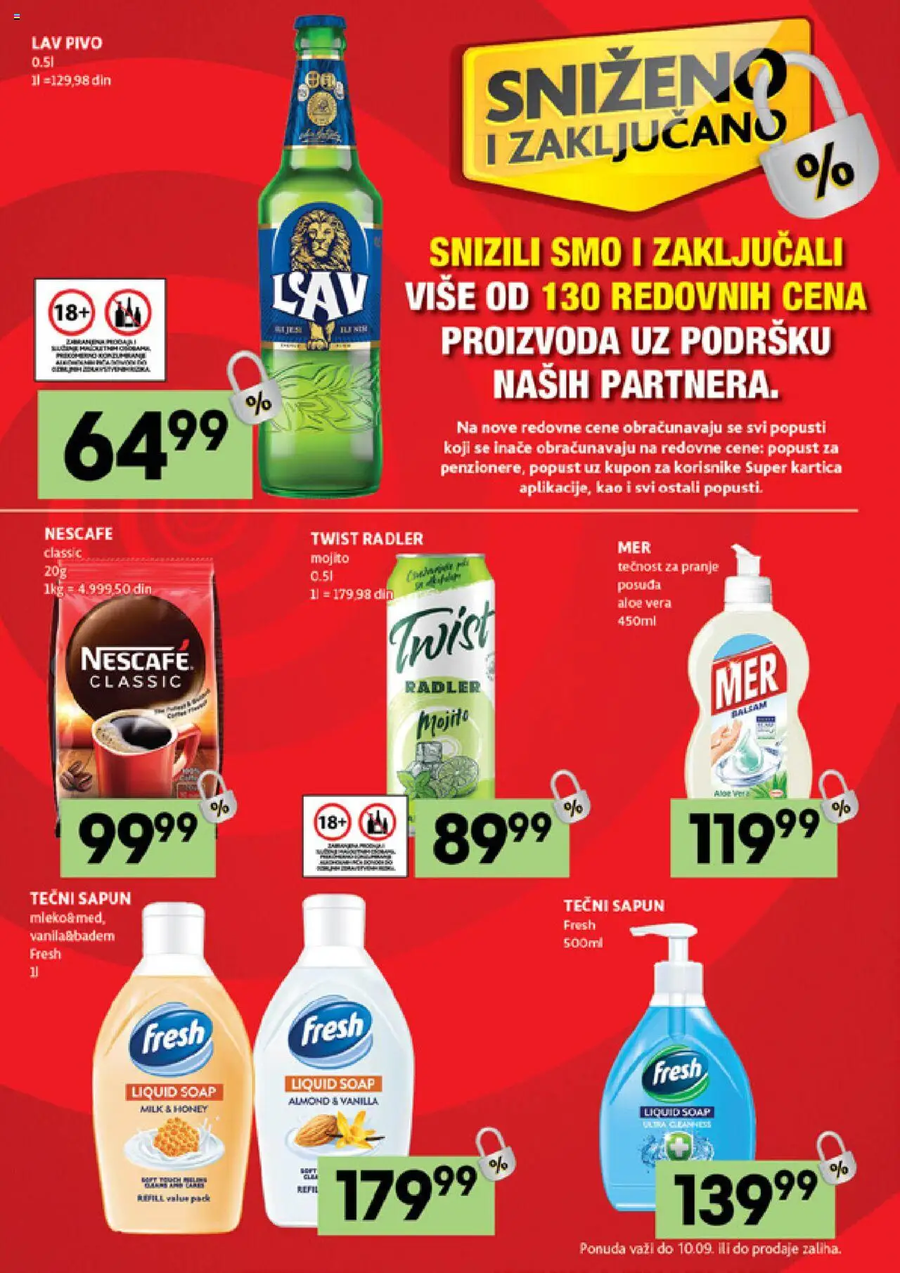 Roda katalog - važi od 21.08.2025 | Strana: 45 | Proizvode: Tečni sapun, Sapun, Pivo, Nescafé
