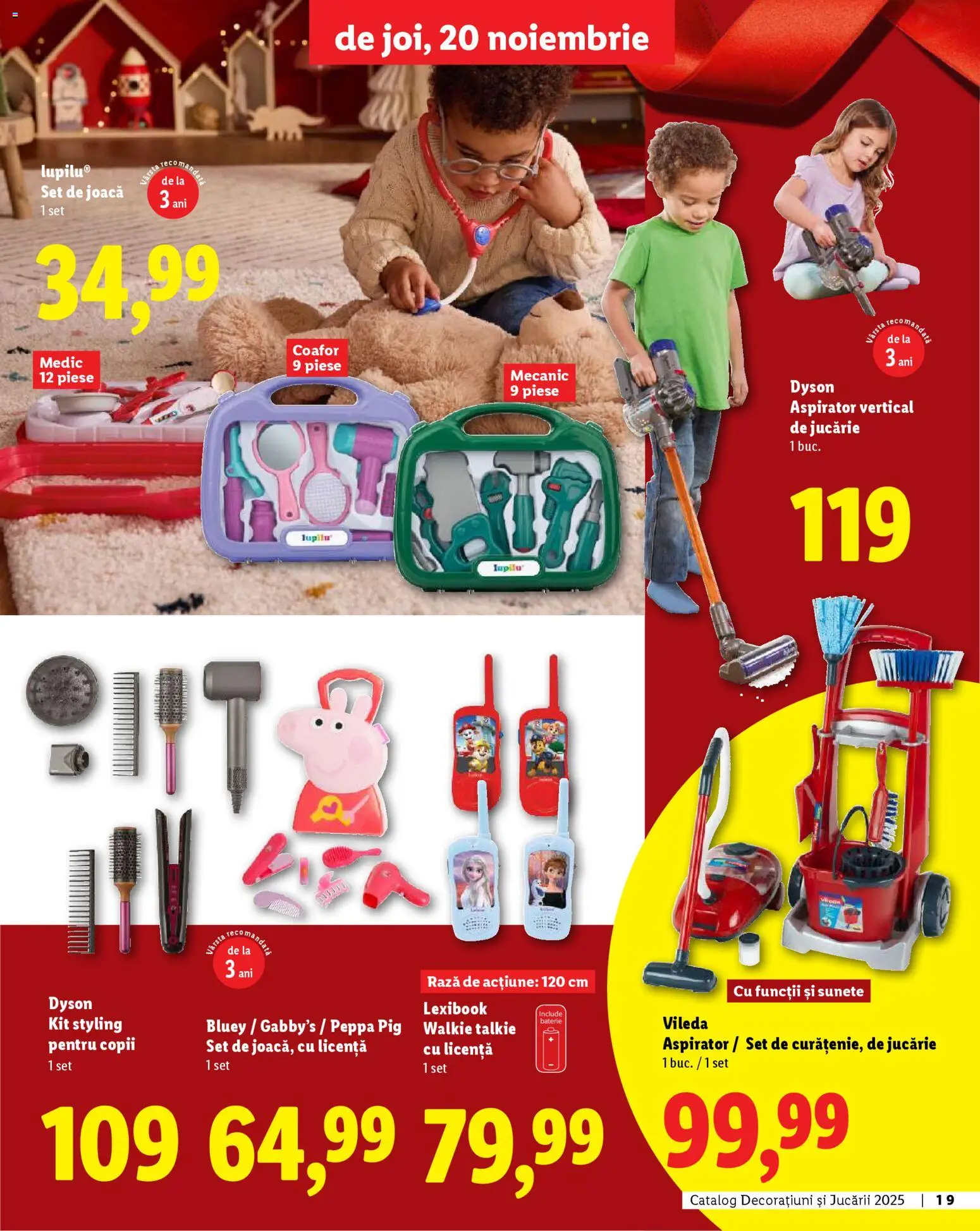 Noul catalog Lidl – valabil de la 06.11.2025 | Pagină: 19 | Produse: Aspirator, Baterie
