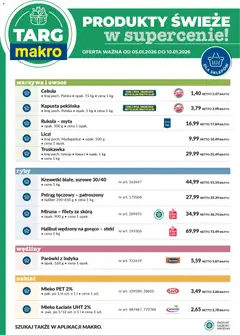 Pogląd oferty "Makro Gazetka - Oferta świeża w super cenach" - ważna od 05.01.2026 | Strona: 6 | Produkty: Steki, Halibut, Wędliny, Warzywa