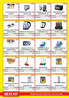 KIT KAT Cash & Carry Weekly Traders Special │ valid from 24.07.2025 | Page: 32 | Products: Oven, Kettle, Battery, Broom