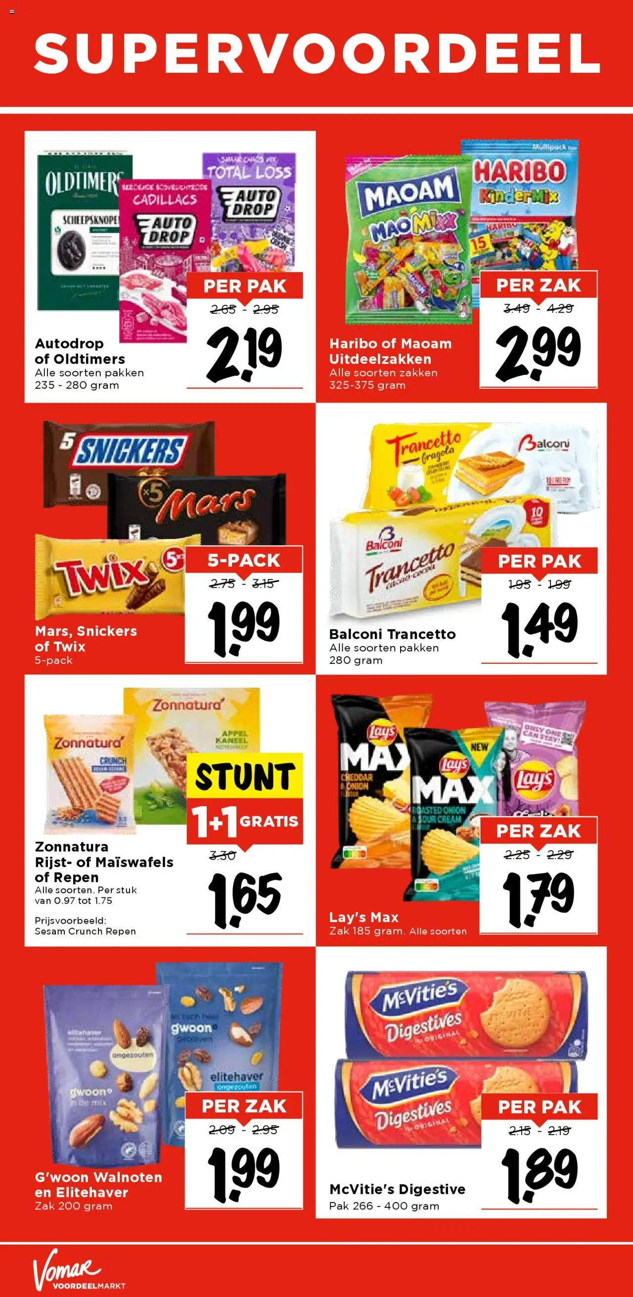  | Pagina: 24 | Producten: Mars, Twix, Cheddar, Repen