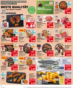 K-PURLAND Hüftsteak Pfeffer Style, vom Schwein, mariniert, 3 Stück je kg - gültig ab dem 28.08.2025 | Seite: 12 | Produkte: Gulasch, Rindfleisch, Steak, Fleisch