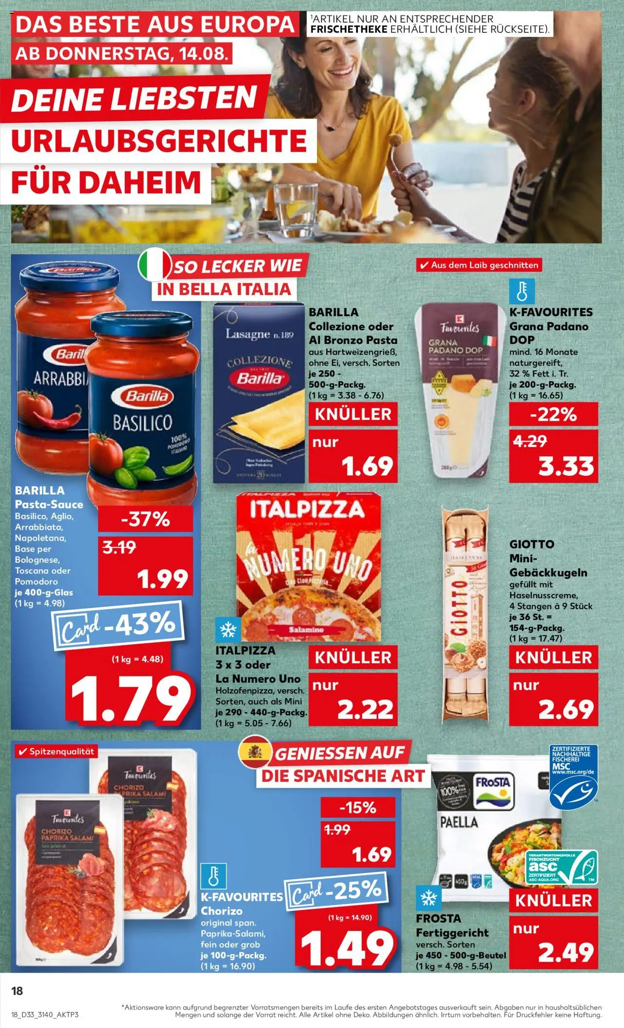  | Pagina: 18 | Producten: Salami, Chorizo, Kész piskótalap, La