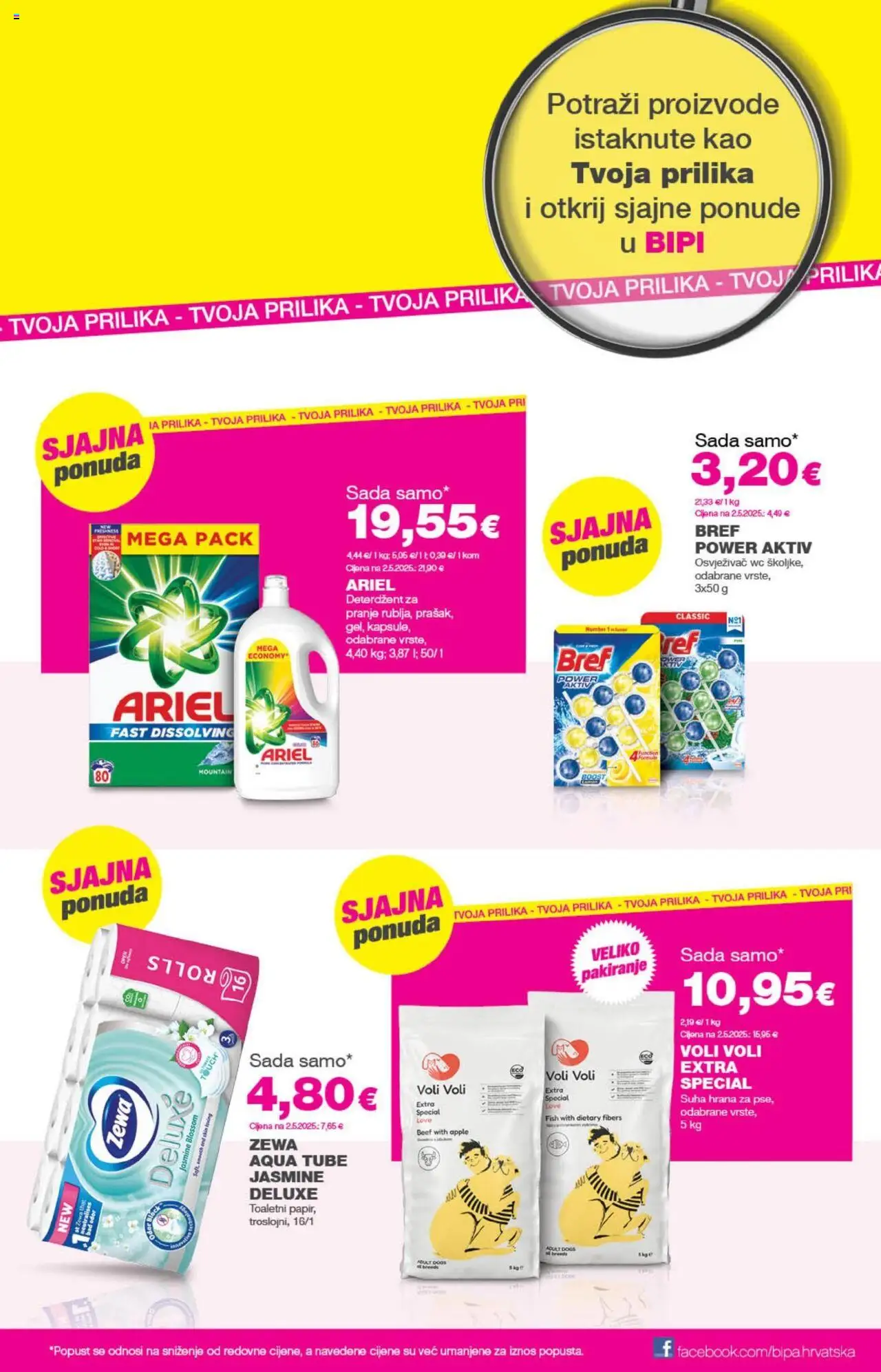 Bipa katalog | vrijedi od 18.09.2025 | Stranica: 11 | Proizvodi: Deterdžent, Zewa, Ariel