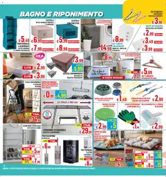 Anteprima del volantino Satur volantino valido a partire dal 08.04.2026 | Pagina: 15 | Prodotti: Scala, Pattumiera, Scarpiera, Bagno