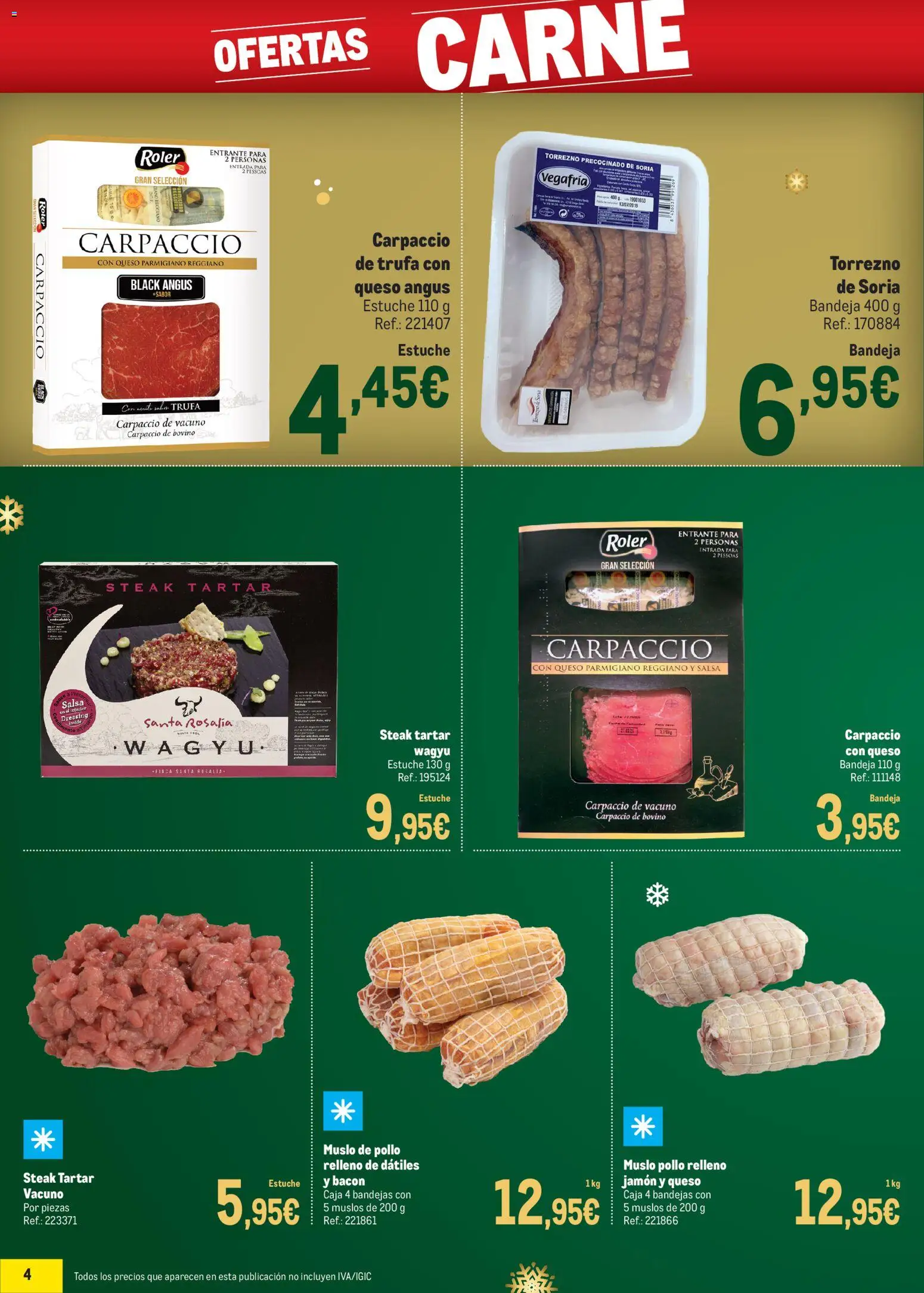 Makro - Precios Navidad Cataluña │ válido desde el 24.11.2025 | Página: 4 | Productos: Μπιμπερό, Queso, Bandeja, Caja