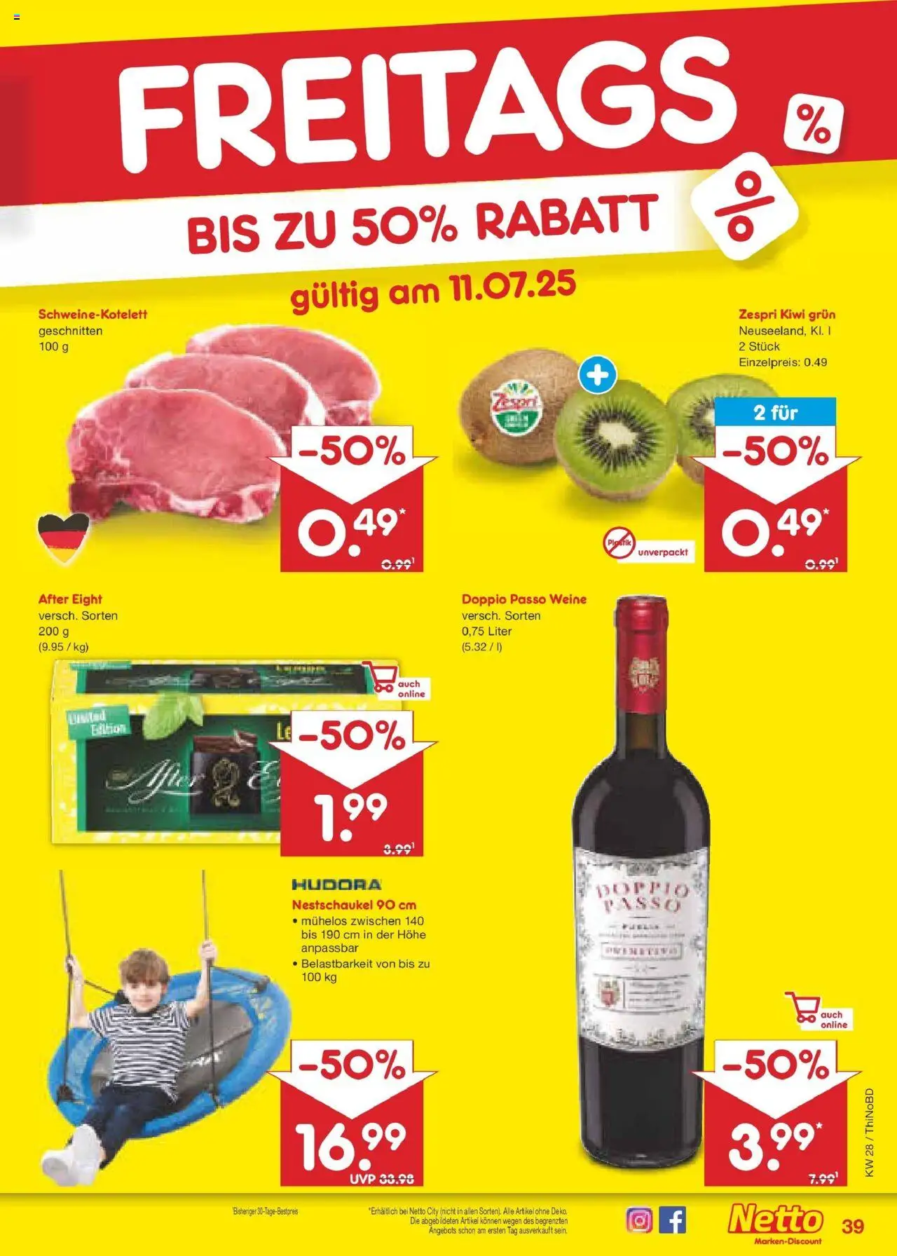 Netto Marken-Discount prospekt Herzberg	 - gültig ab dem 07.07.2025 | Seite: 57 | Produkte: Doppio Passo, Kiwi