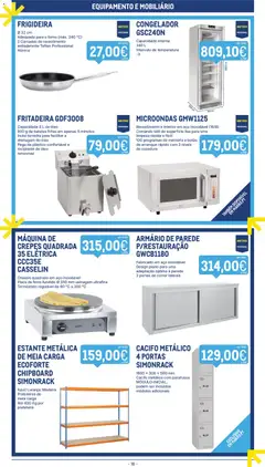 Pré-visualização Makro folheto válido de 11.11.2025 | Página: 16 | Produtos: Ferro, Frigideira, Microondas, Batatas fritas