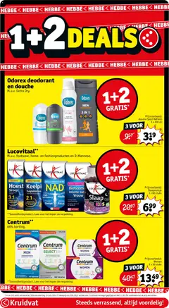 Centrum Men, Voedingssupplement speciaal voor mannen. Compleet van A tot ZINK. Multivitaminen & Multimineralen. 90 Tabletten. - Voorbeeld van een folder van Kruidvat, geldig van 25.11.2025 | Pagina: 14